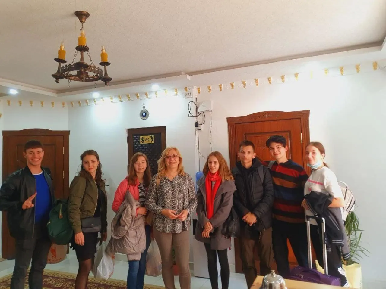 People in Samarkand City Center Hotel