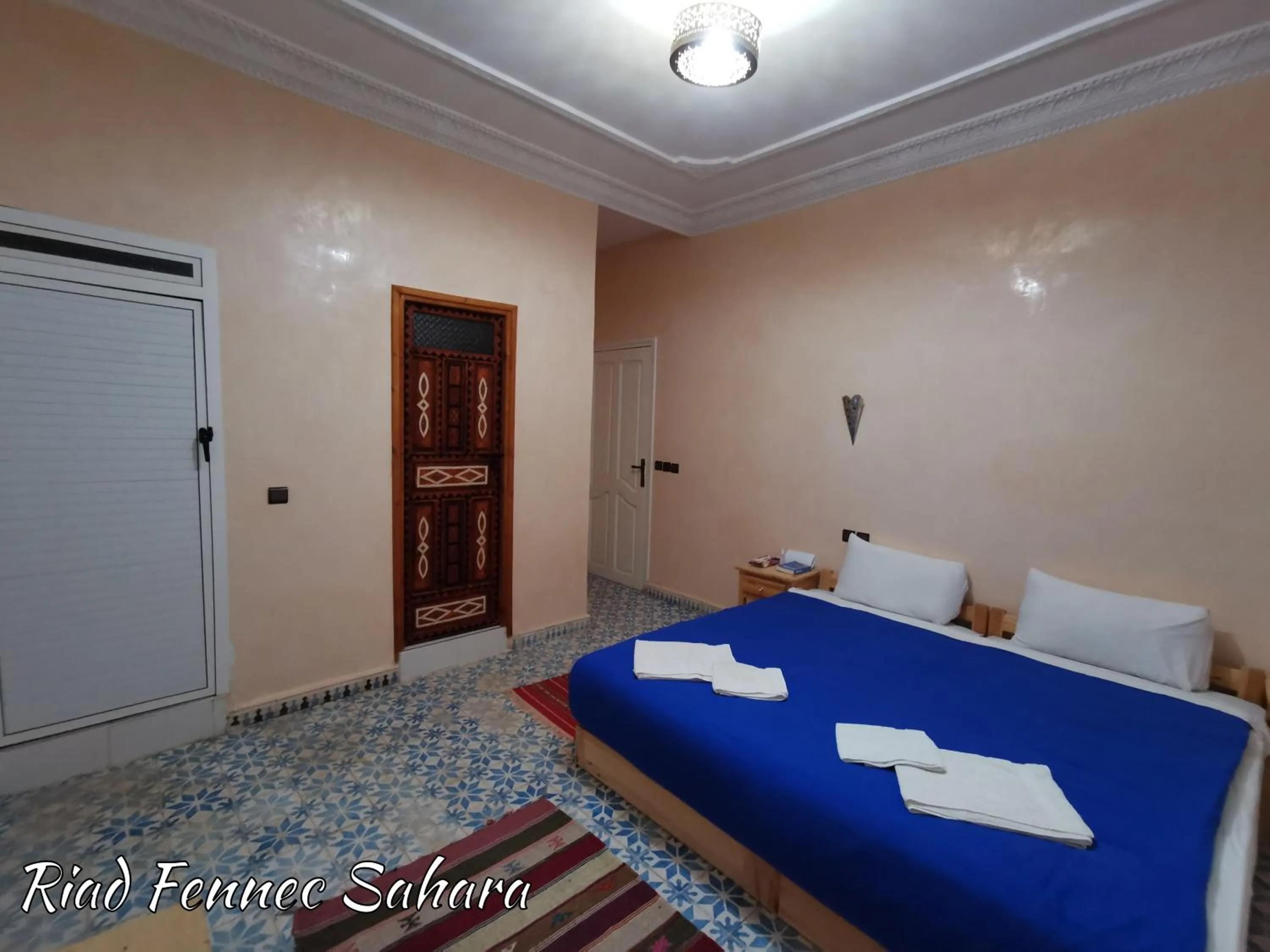 Bed in Riad Fennec Sahara