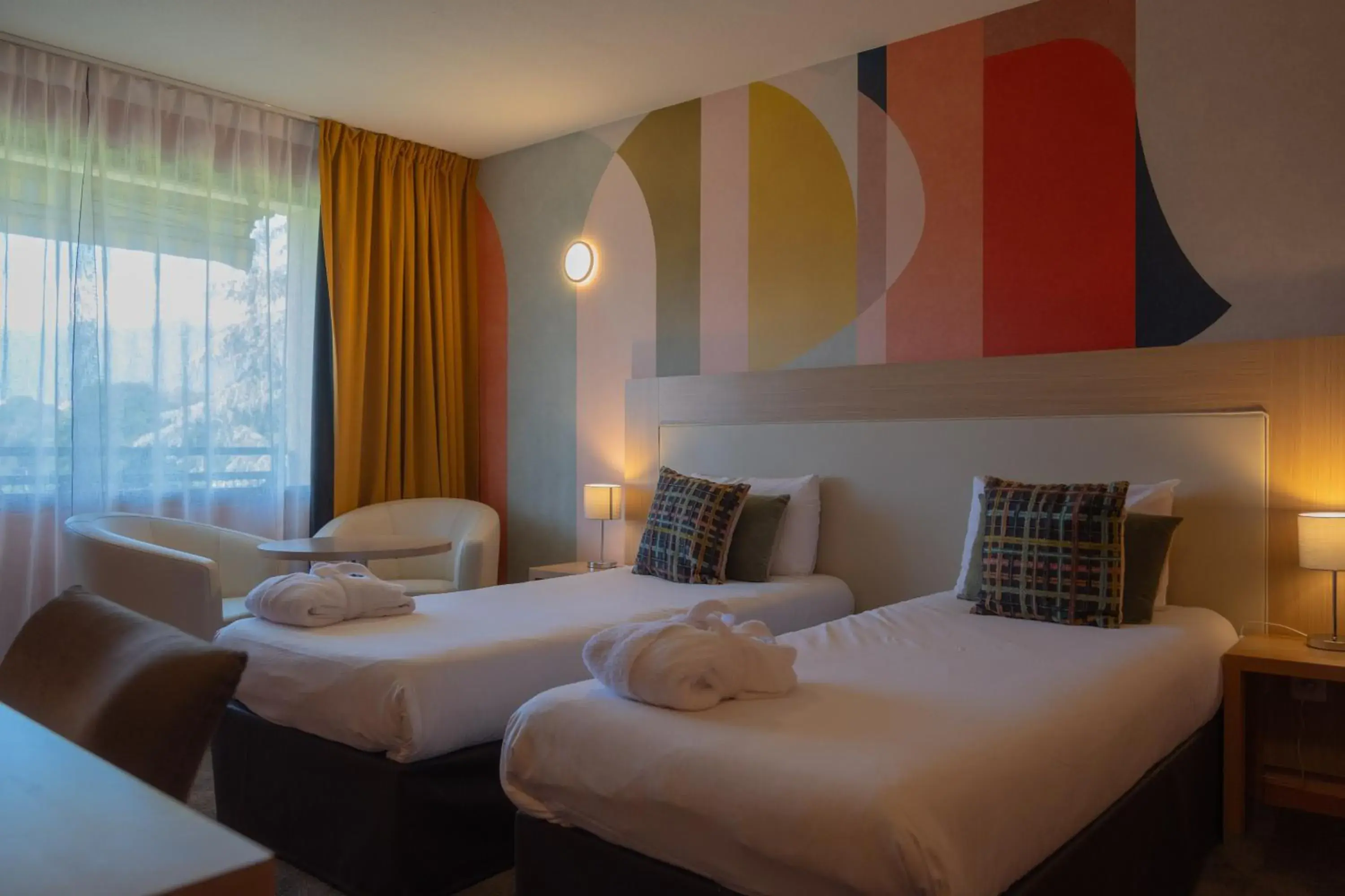 Twin Room in Hotel *** & Spa Vacances Bleues Villa Marlioz Twin Room in Hotel *** & Spa Vacances Bleues Villa Marlioz