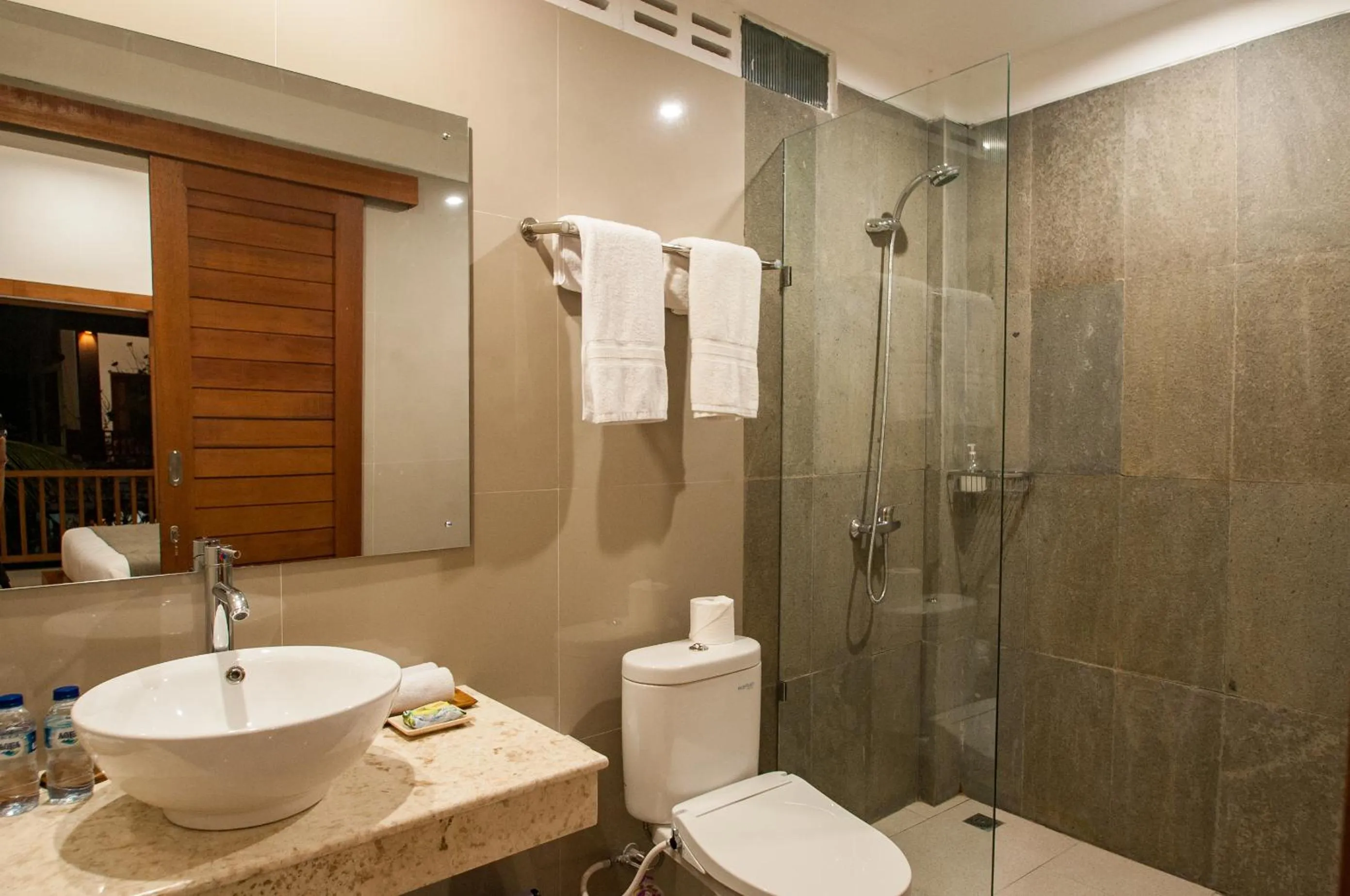 Bathroom in Flamboyant Villa Ubud