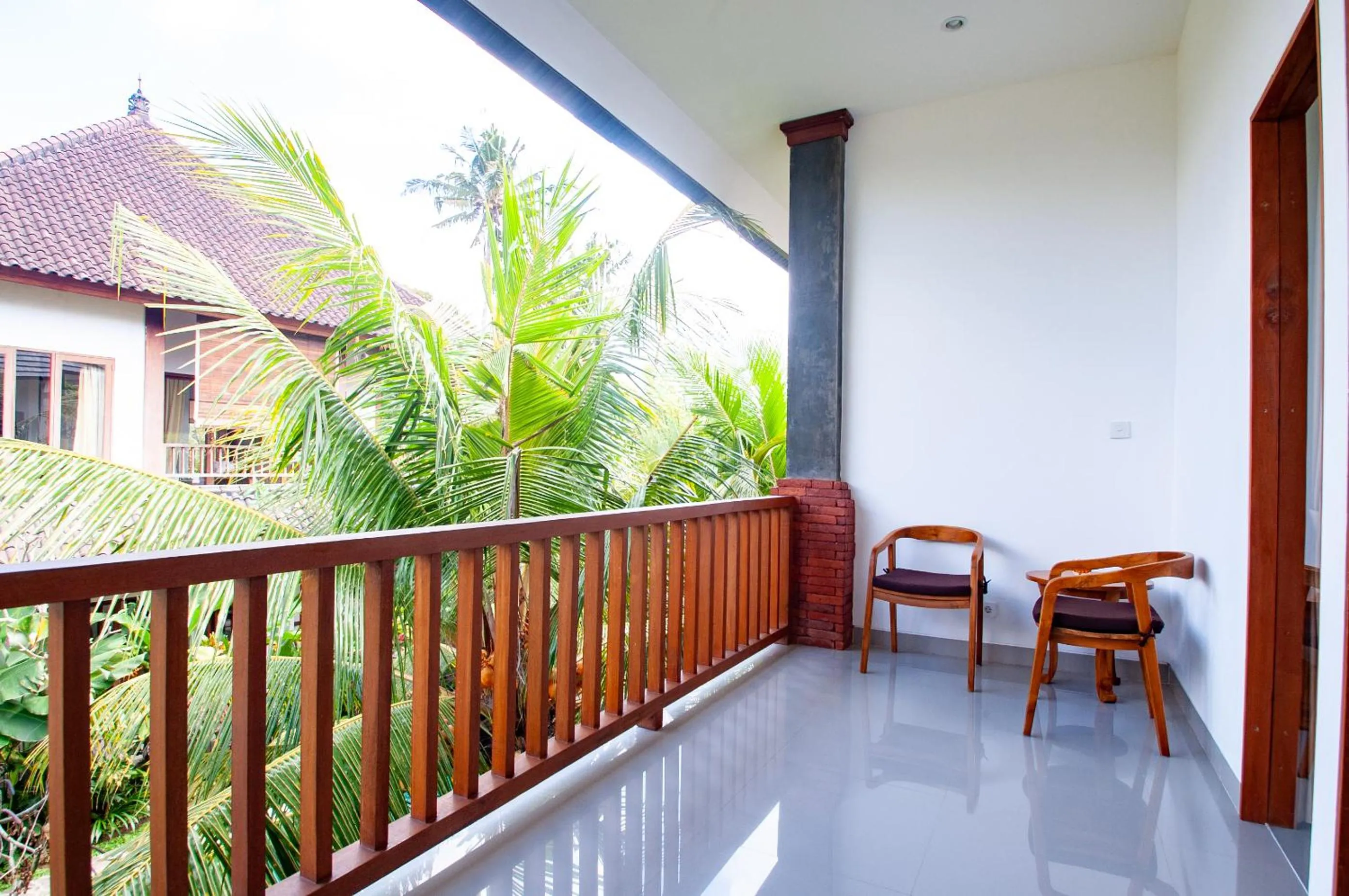 Balcony/Terrace in Flamboyant Villa Ubud