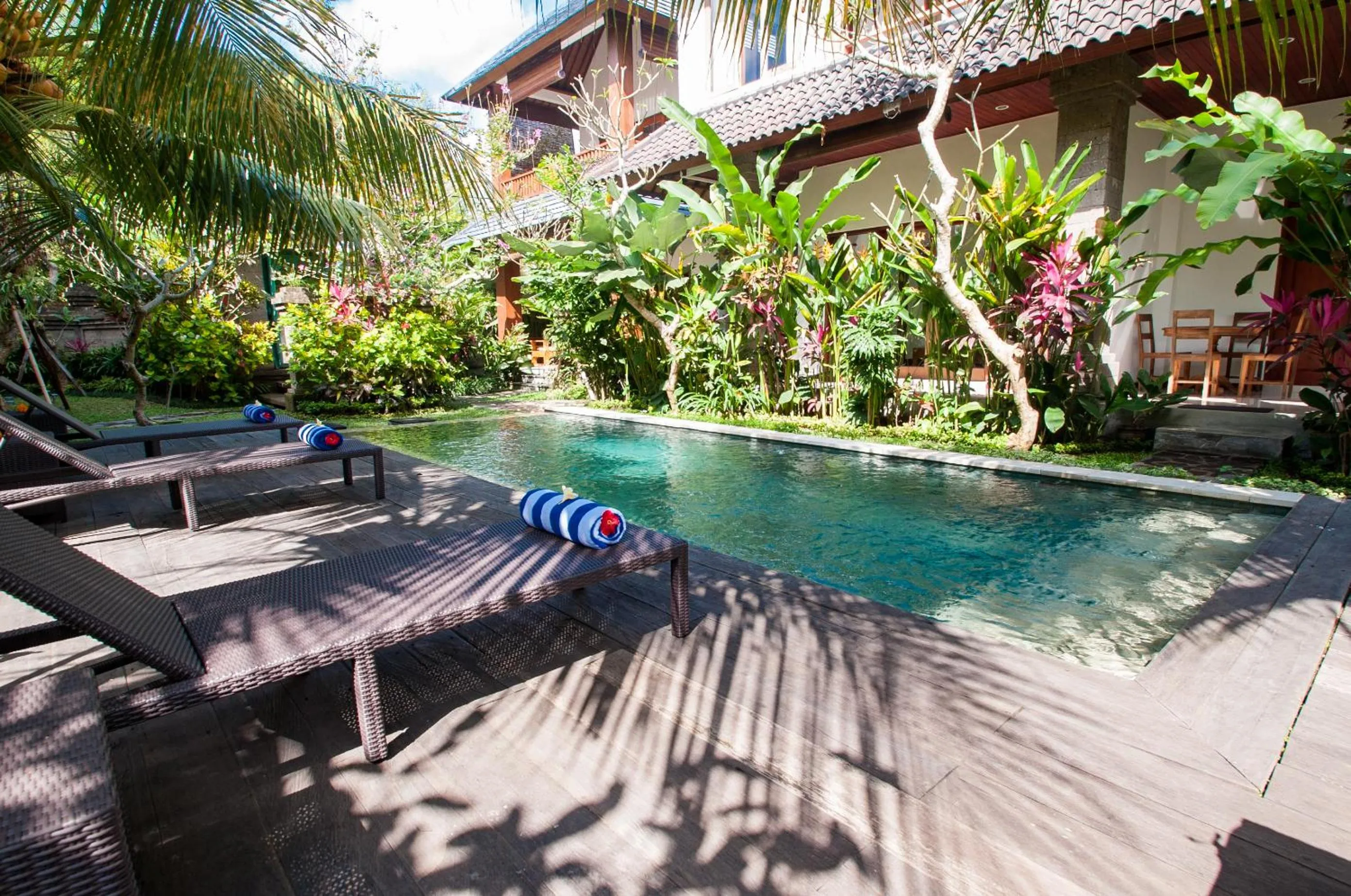 Swimming pool in Flamboyant Villa Ubud