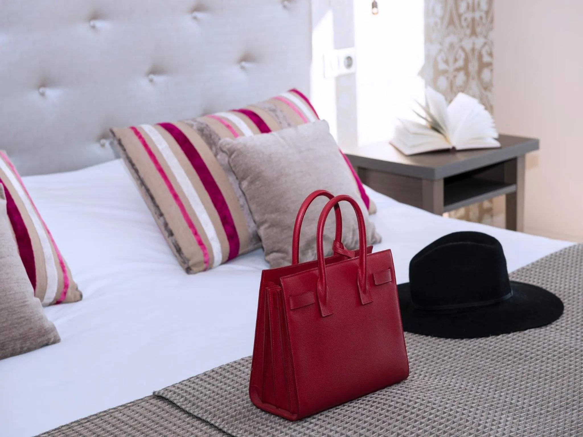 Decorative detail, Bed in Hôtel Le Royal Promenade des Anglais