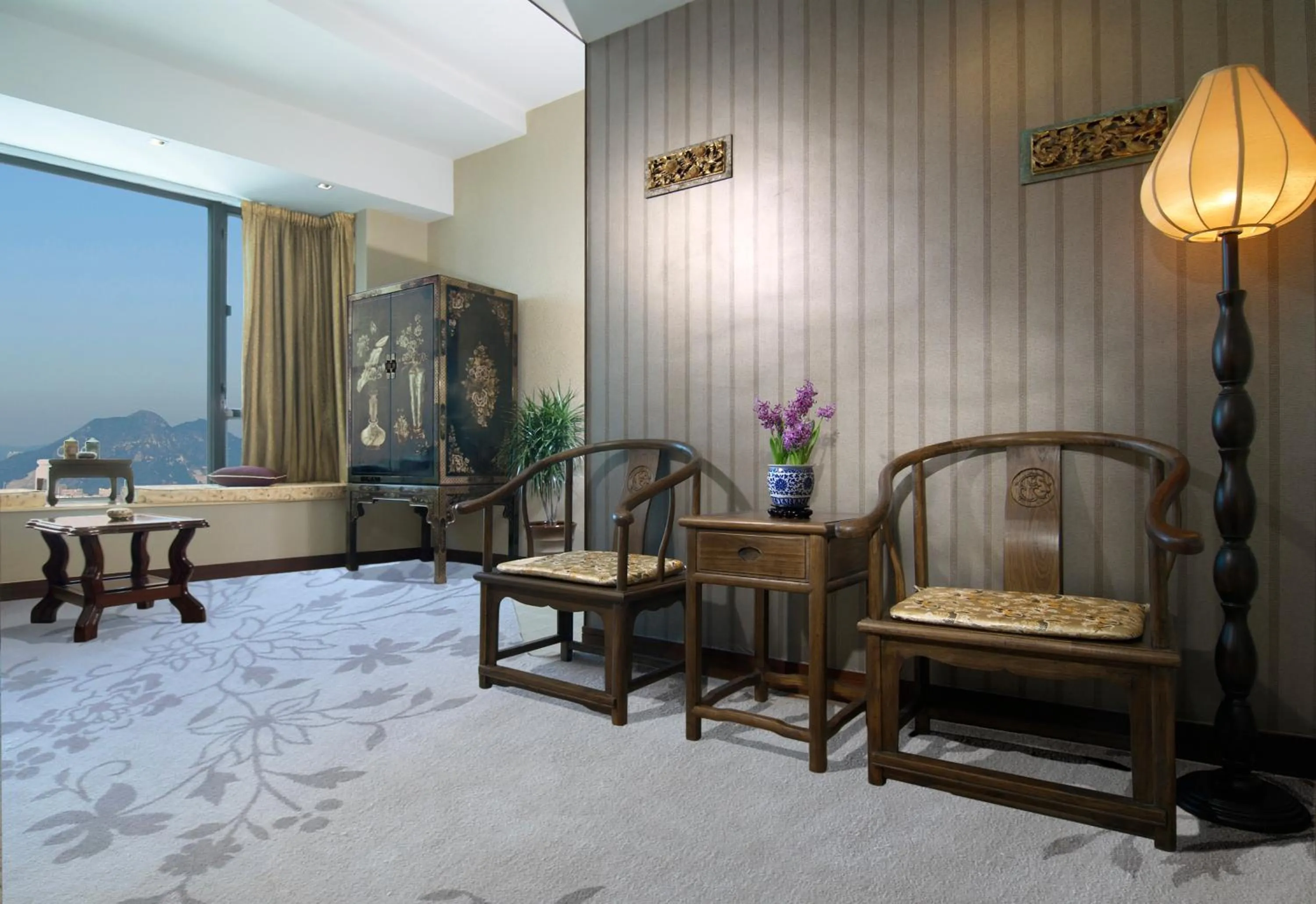 Seating area in Lan Kwai Fong Hotel - Kau U Fong