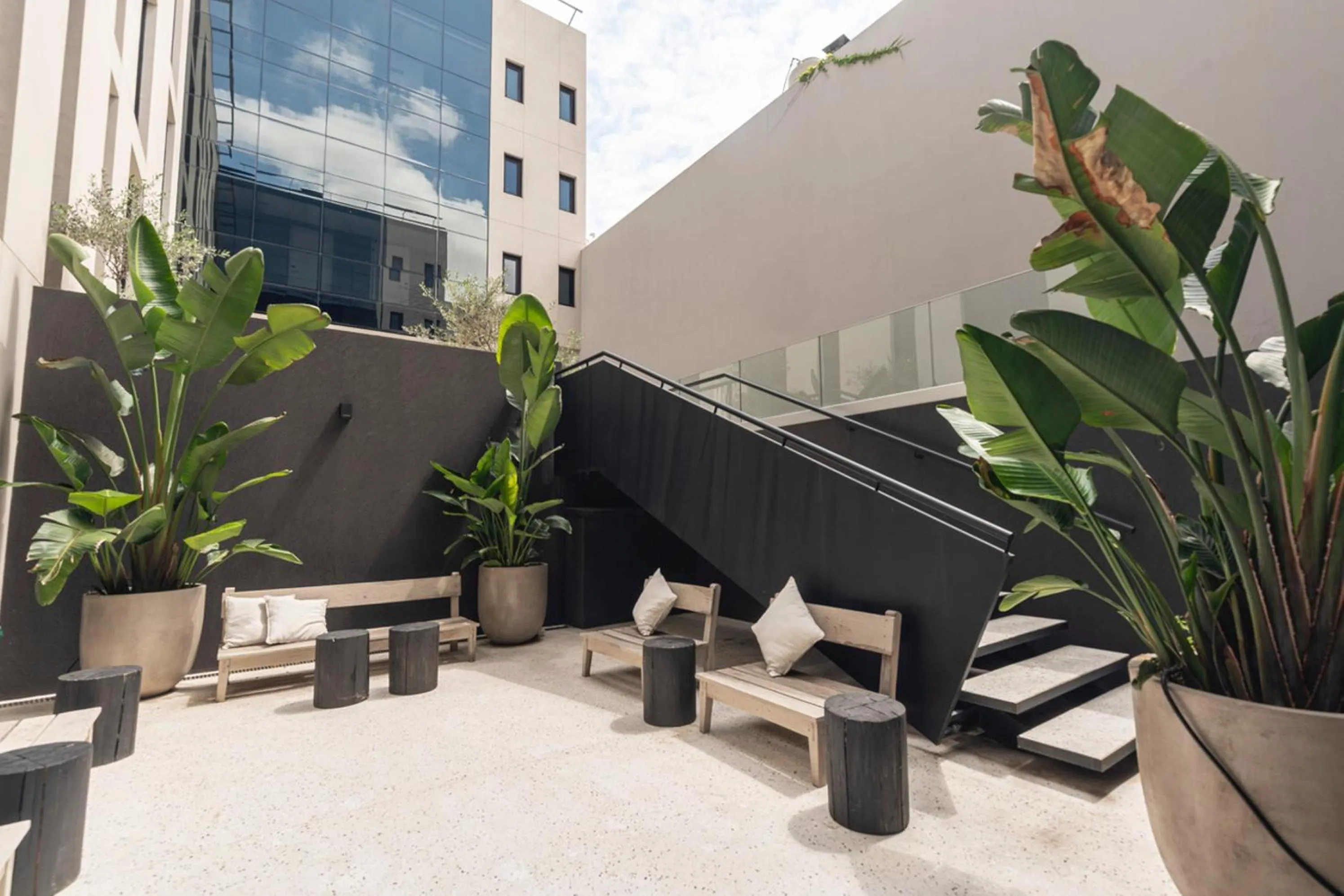 Patio in Krista Boutique Hotel