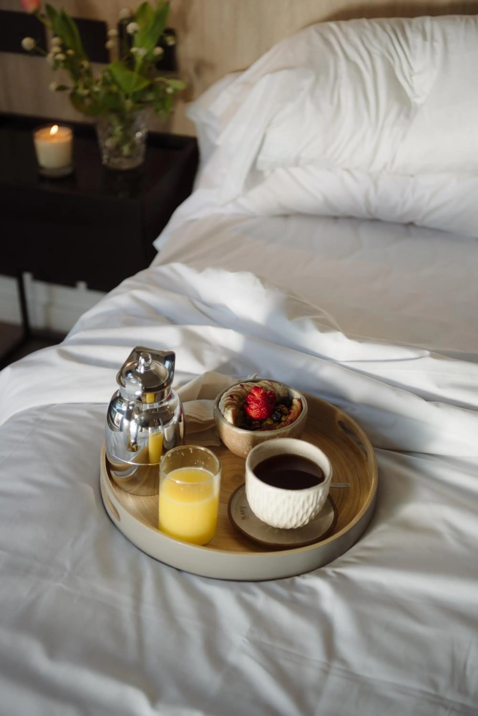 room service, Bed in Krista Boutique Hotel