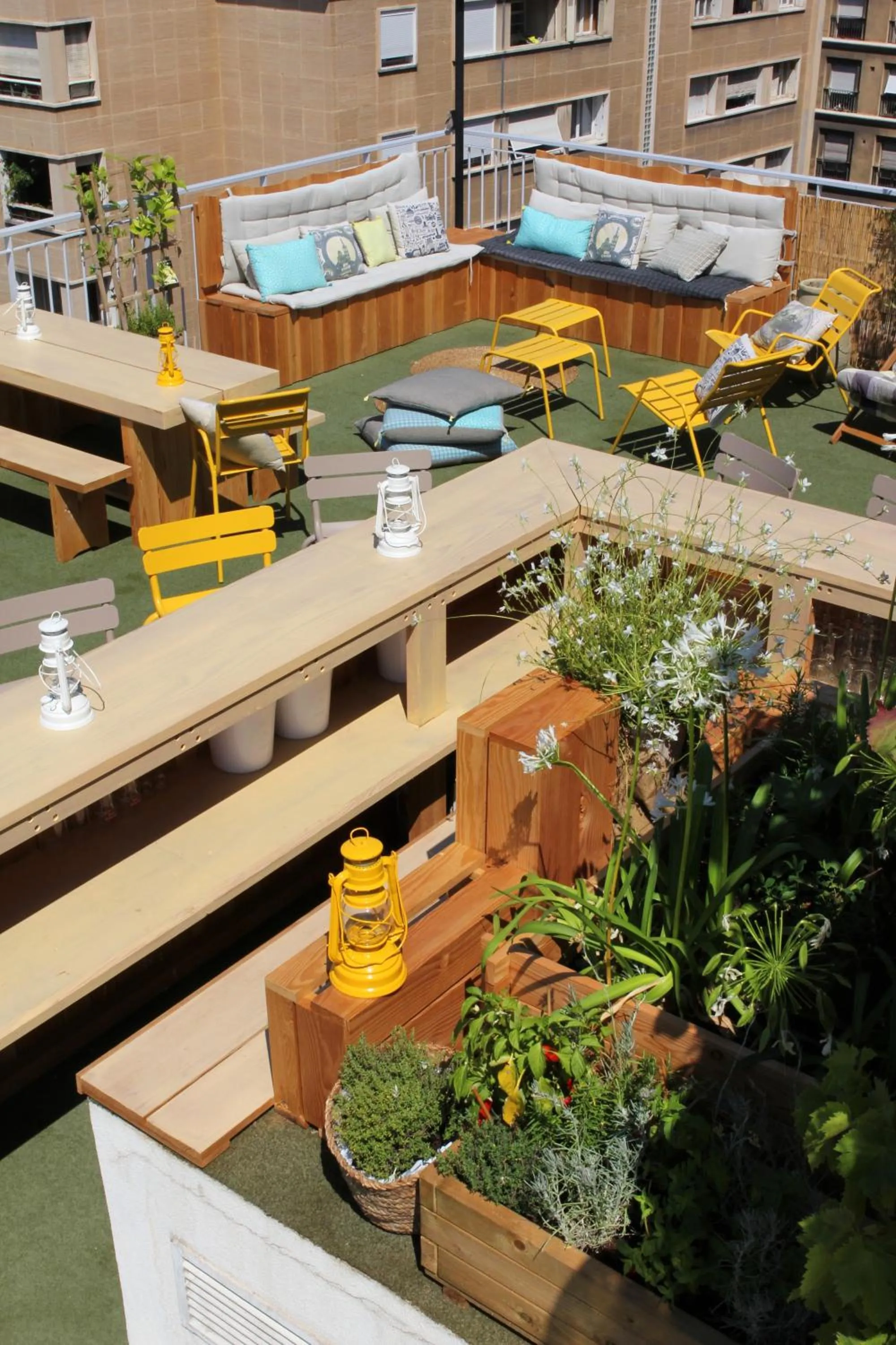 Balcony/Terrace in Hôtel Hermès