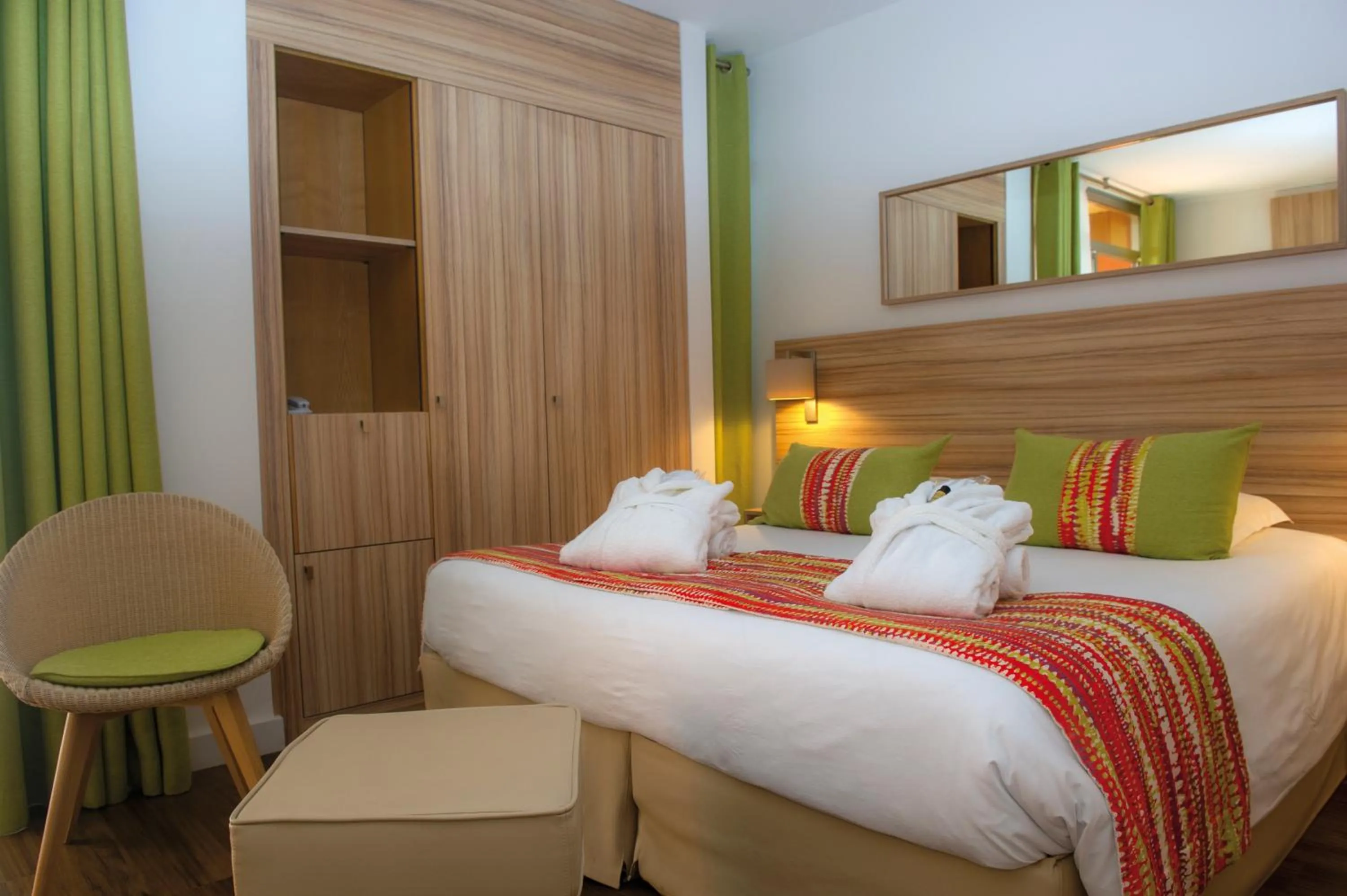 Photo of the whole room, Bed in Hôtel Vacances Bleues Delcloy