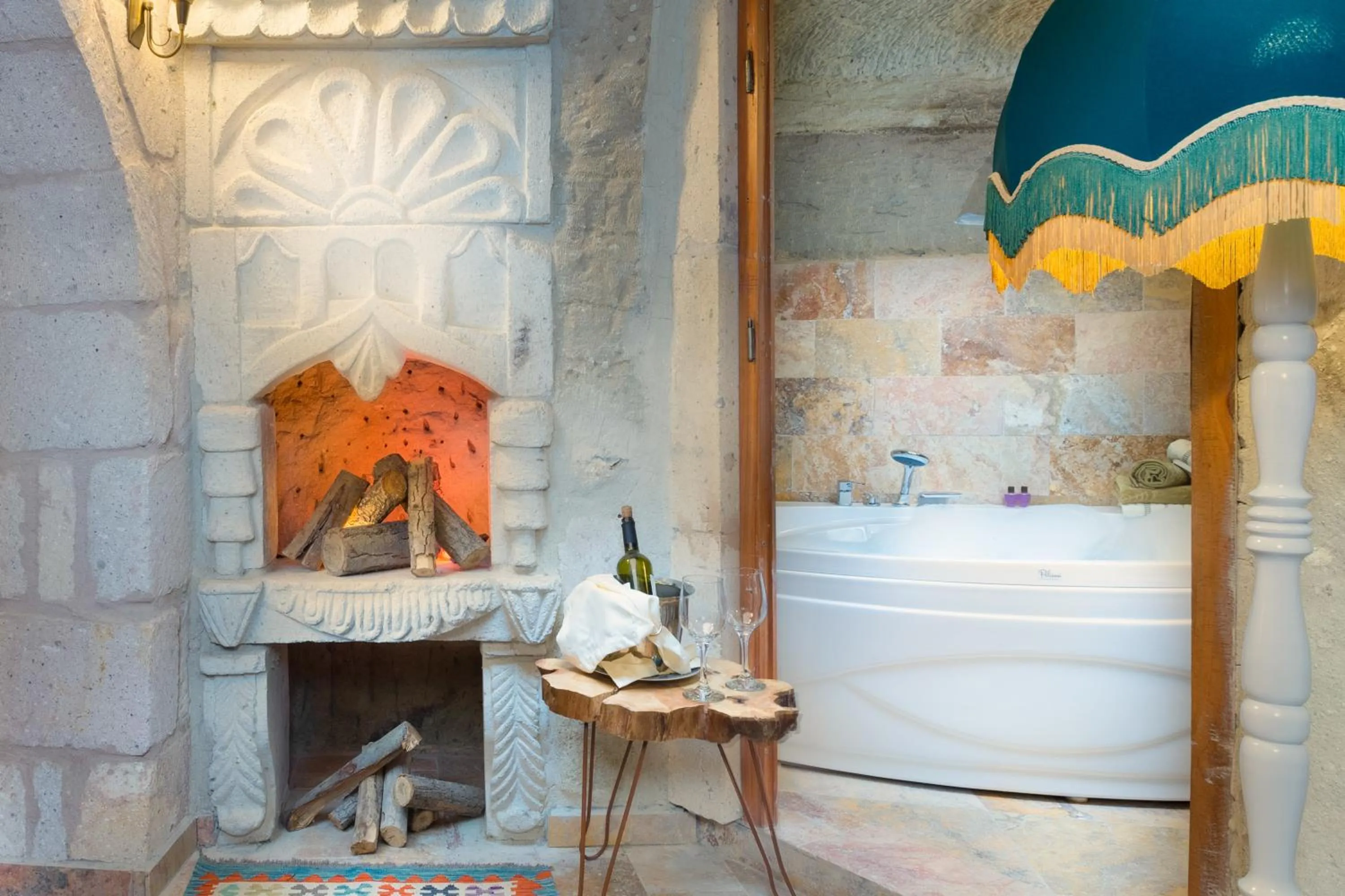 Bathroom in Cappadocia Splendid Cave Hotel