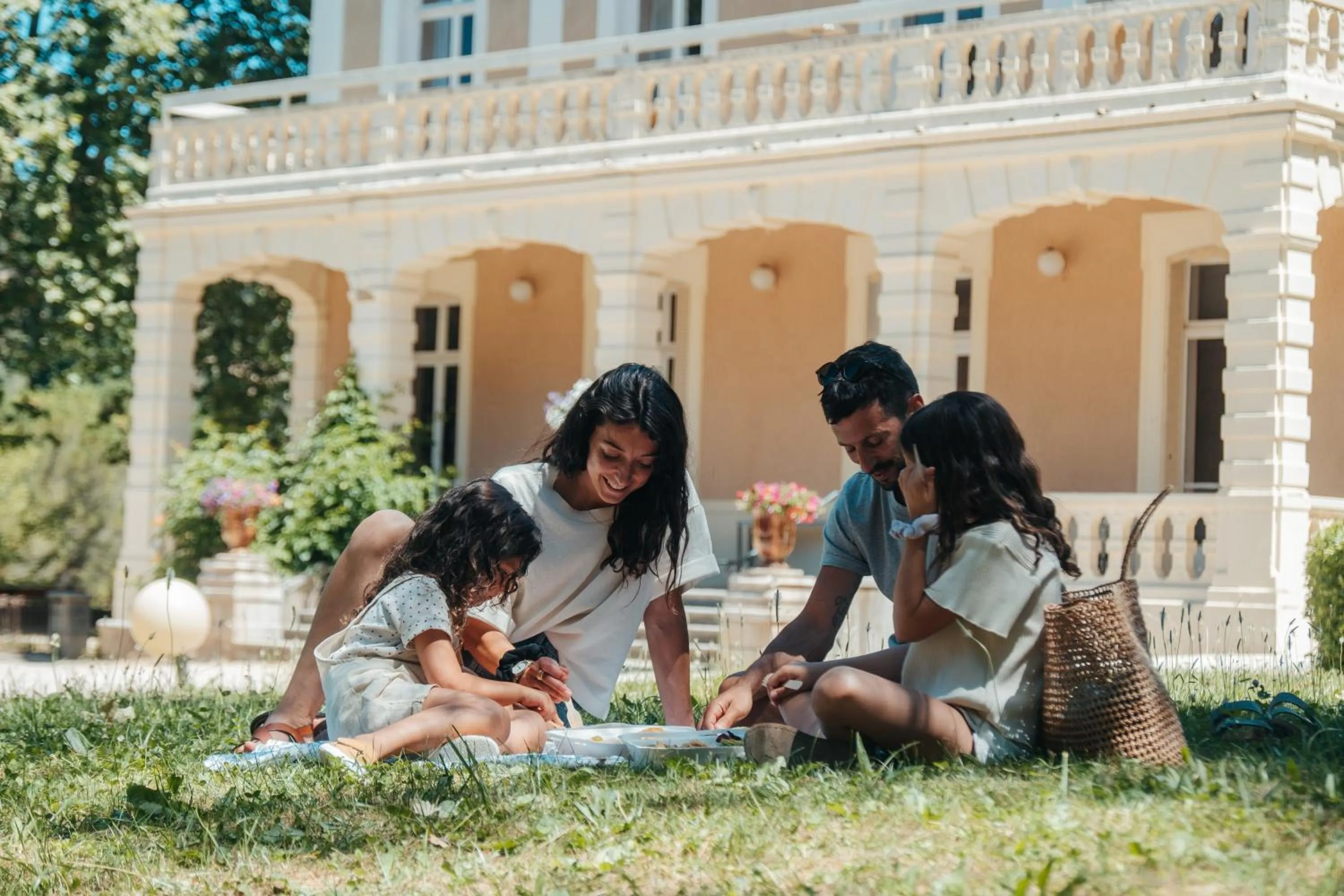 Garden in Club Vacances Bleues Domaine de Château Laval