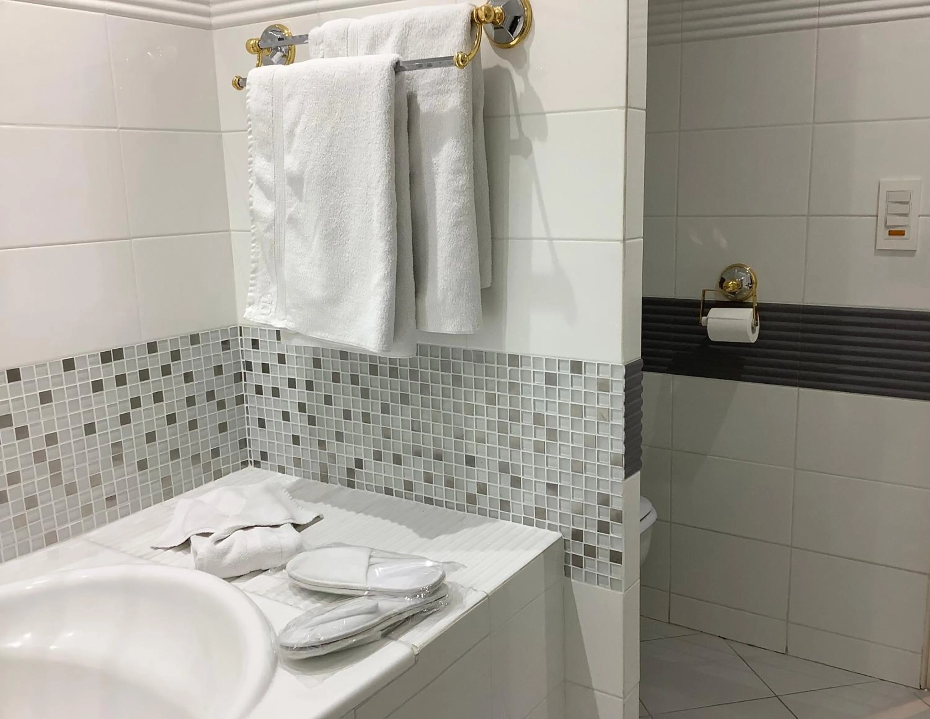 Bathroom in Logis Hotel Diana