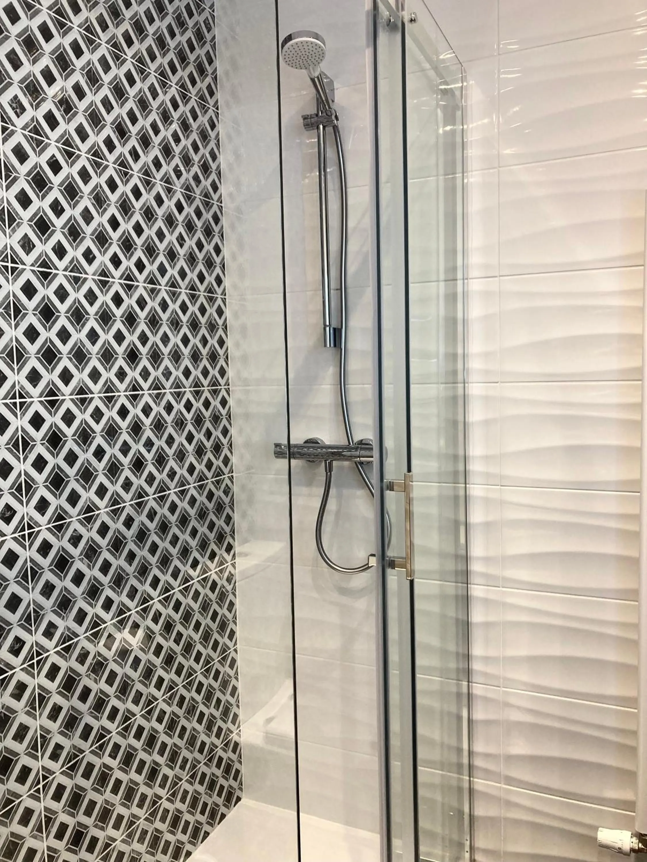 Bathroom in Logis Hotel Diana