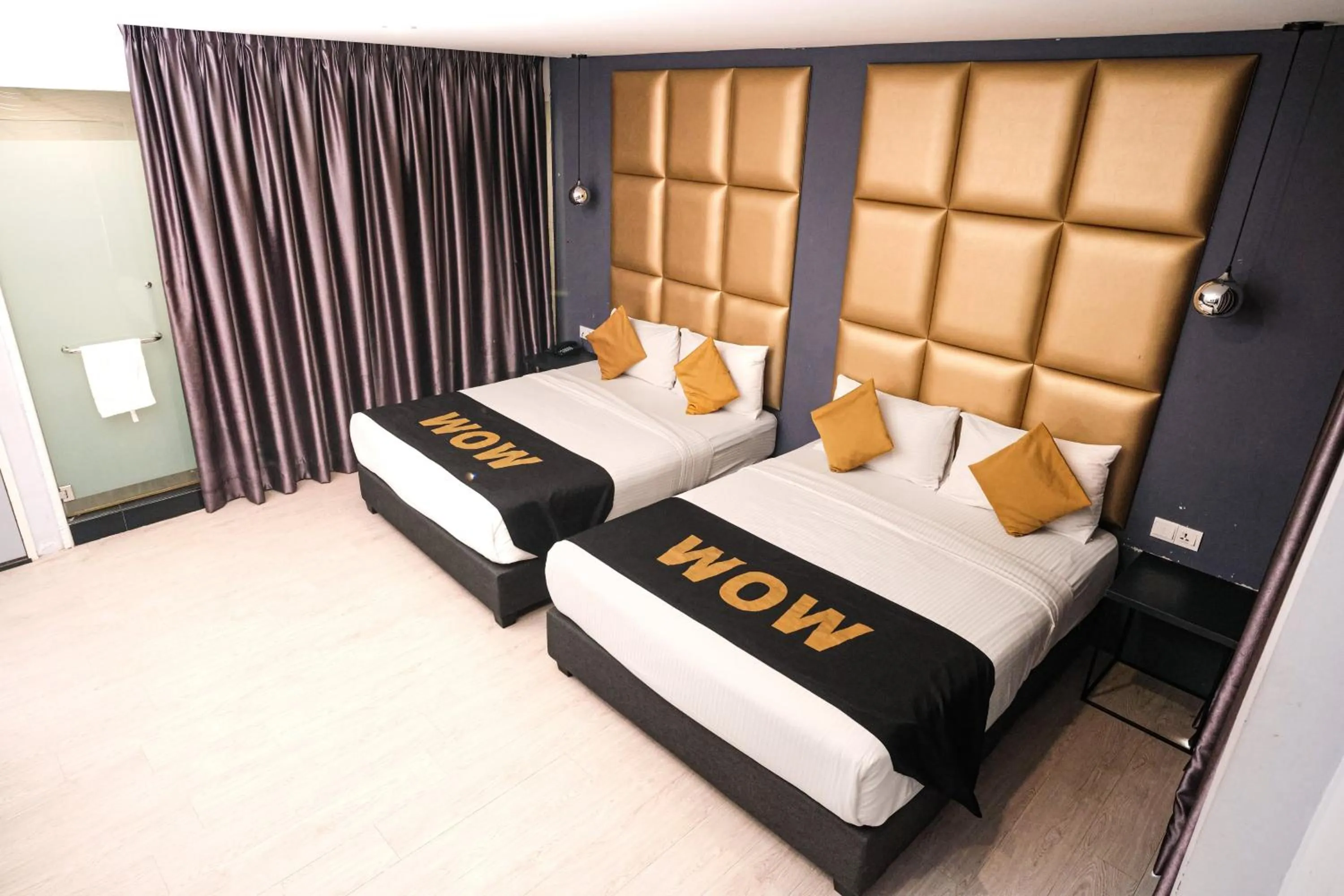 Bedroom, Bed in Palette Penang Near Georgetown Formerly WOW Hotel