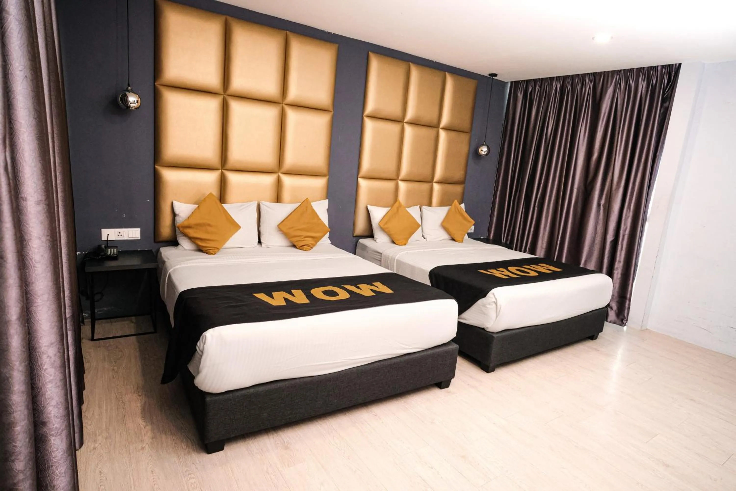 Bedroom, Bed in Palette Penang Near Georgetown Formerly WOW Hotel