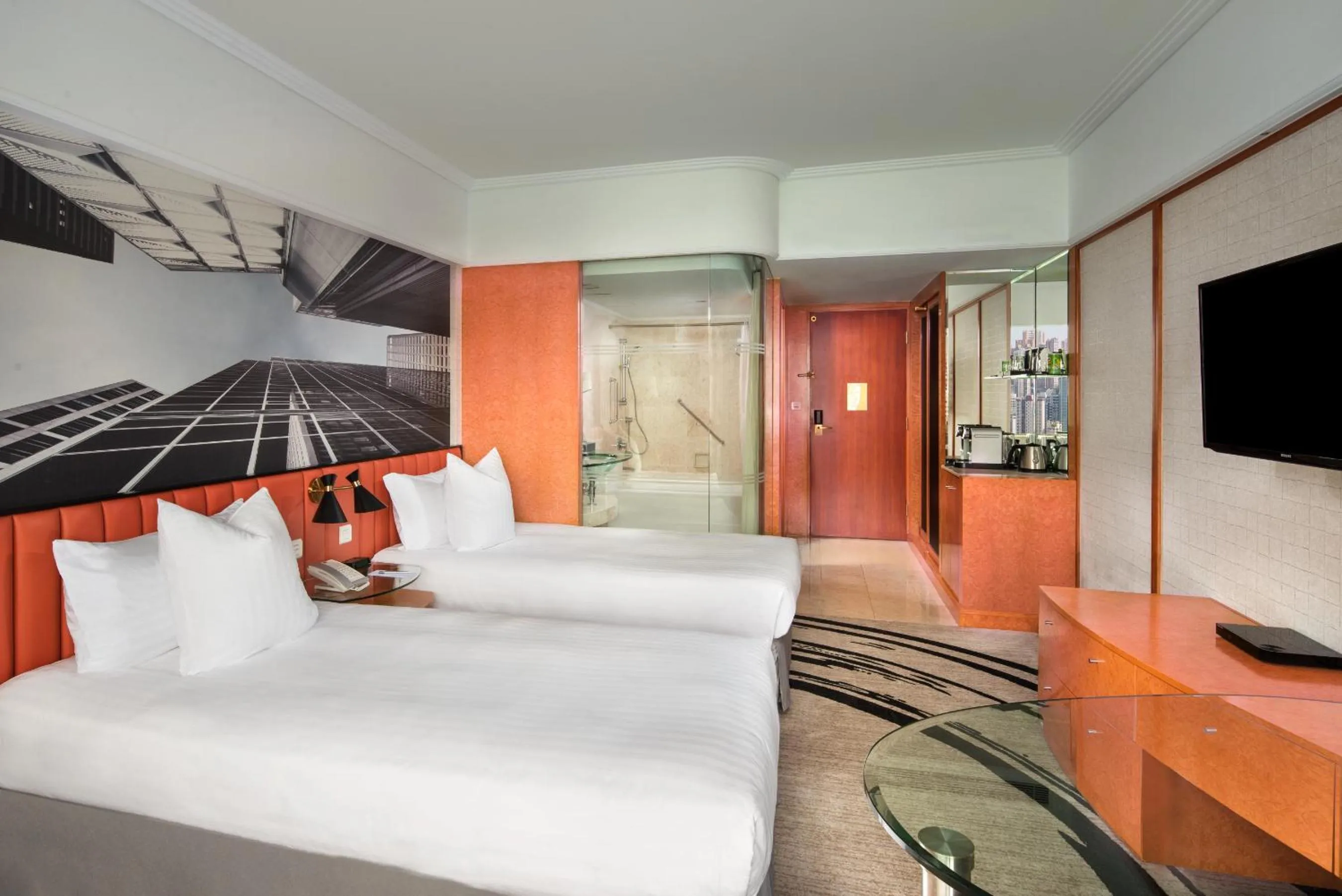 Bedroom, Bed in The Park Lane Hong Kong, Autograph Collection