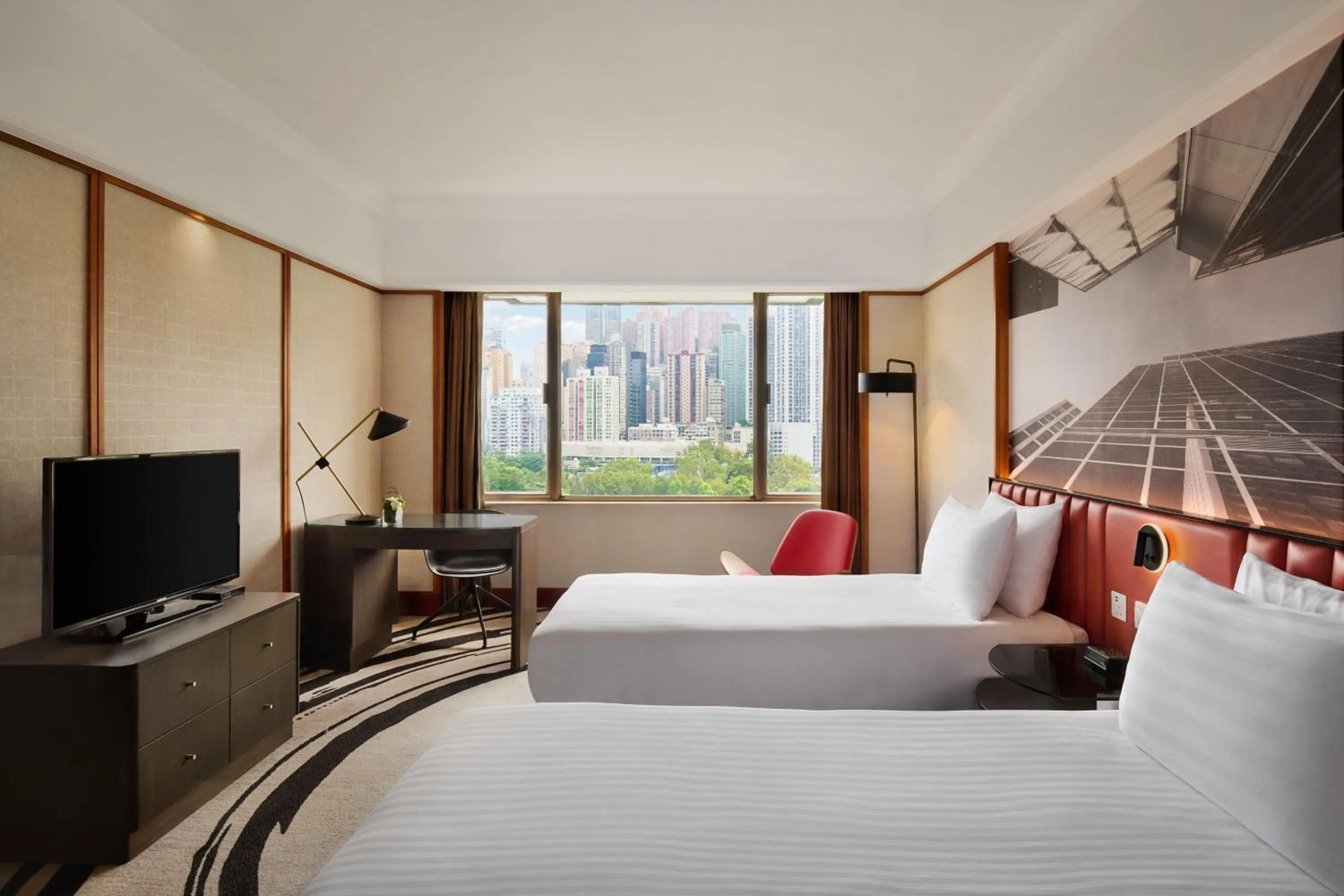 Photo of the whole room, Bed in The Park Lane Hong Kong, Autograph Collection