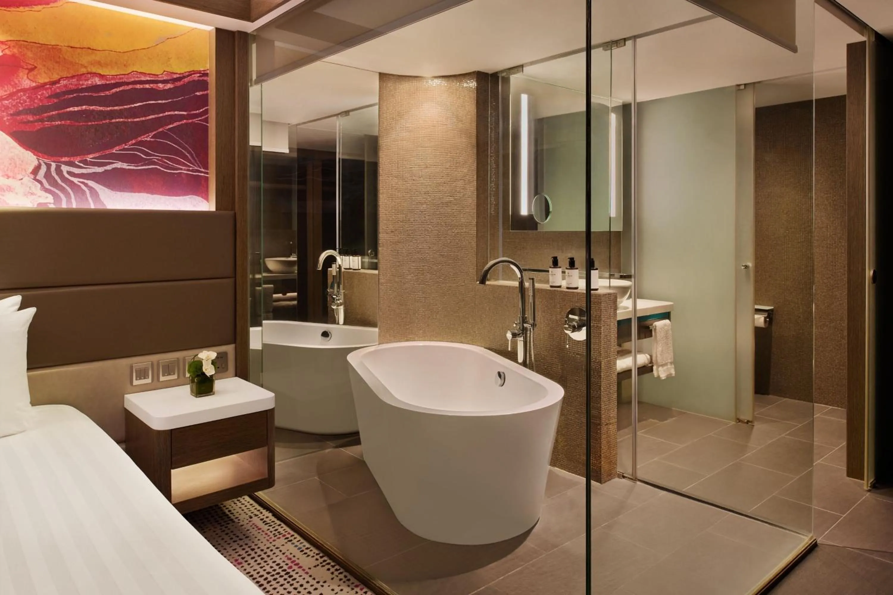 Bathroom in The Park Lane Hong Kong, Autograph Collection
