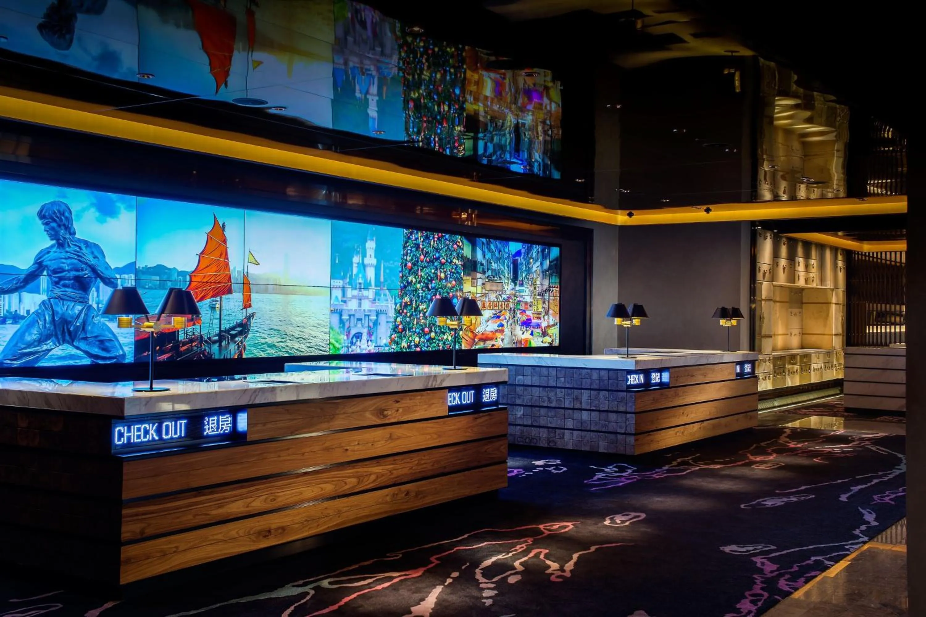 Lobby or reception in The Park Lane Hong Kong, Autograph Collection