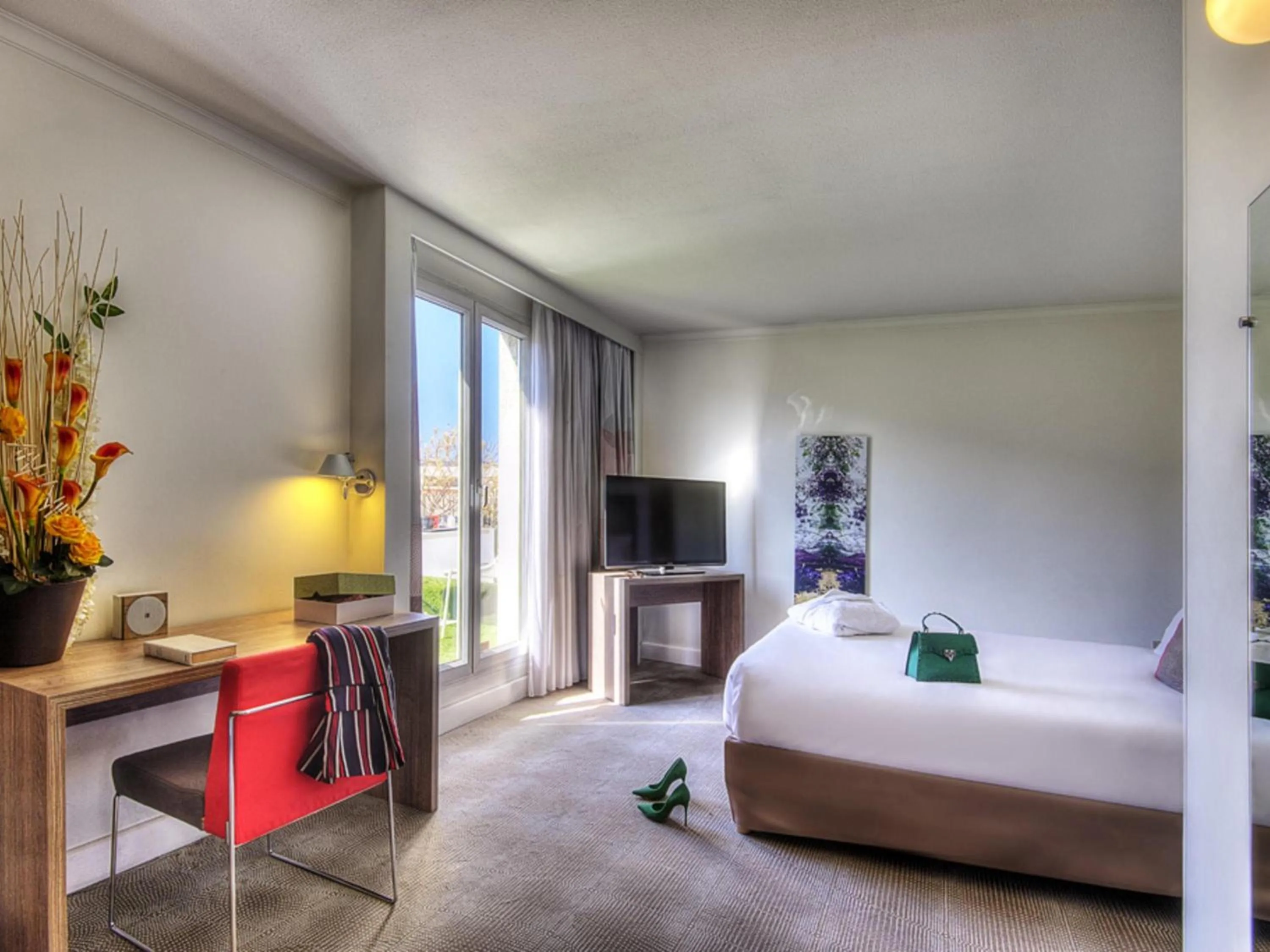 Bedroom, Bed in Novotel Marseille Centre Prado Vélodrome