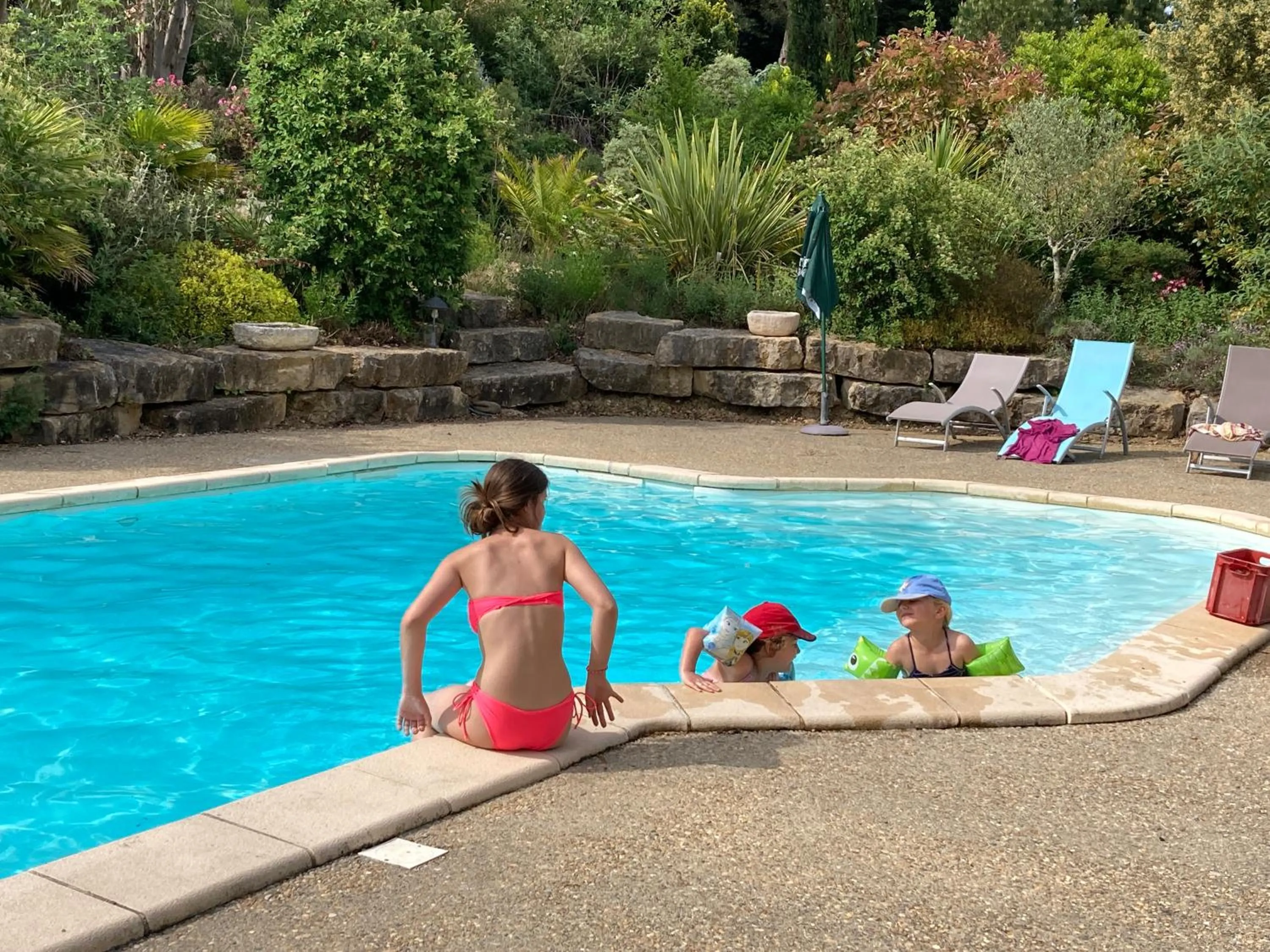 Swimming pool in Cabanes Trésors de Campagne,spas privatifs