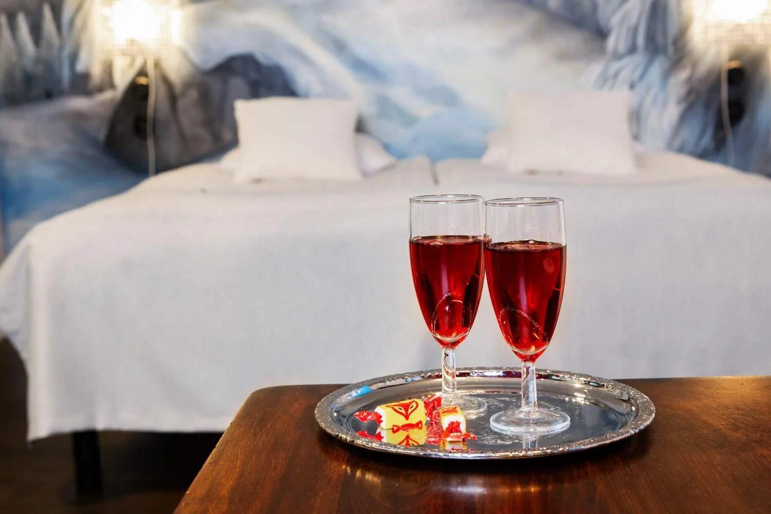 Food and drinks, Bed in Lietsu Boutique Aparthotel - Huoneistohotelli Lietsu