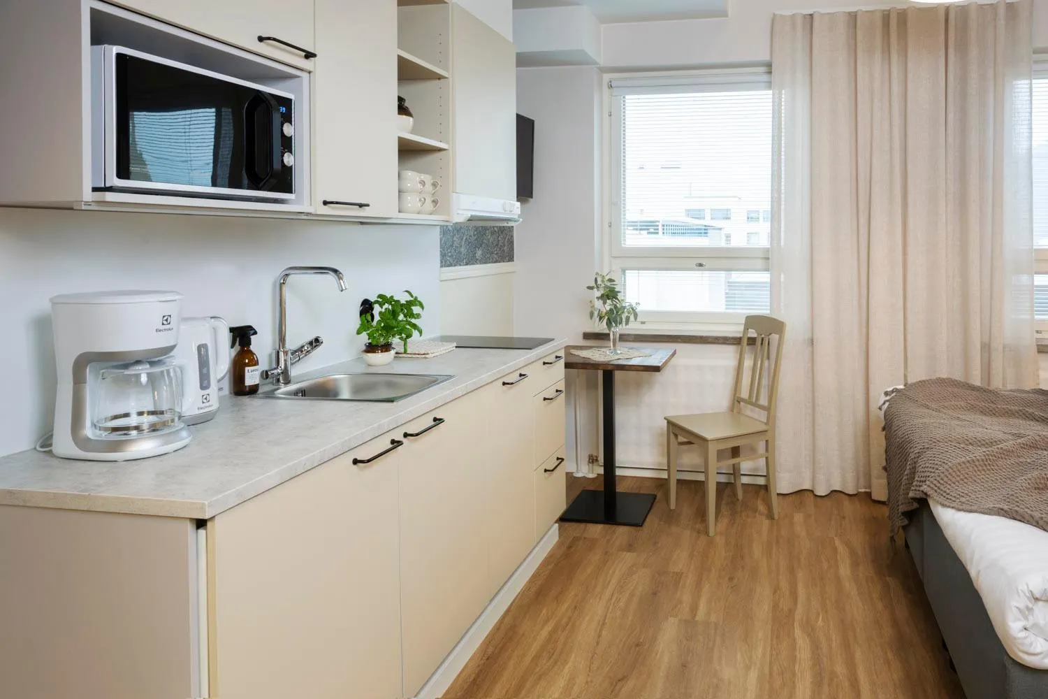 Coffee/tea facilities in Lietsu Boutique Aparthotel - Huoneistohotelli Lietsu