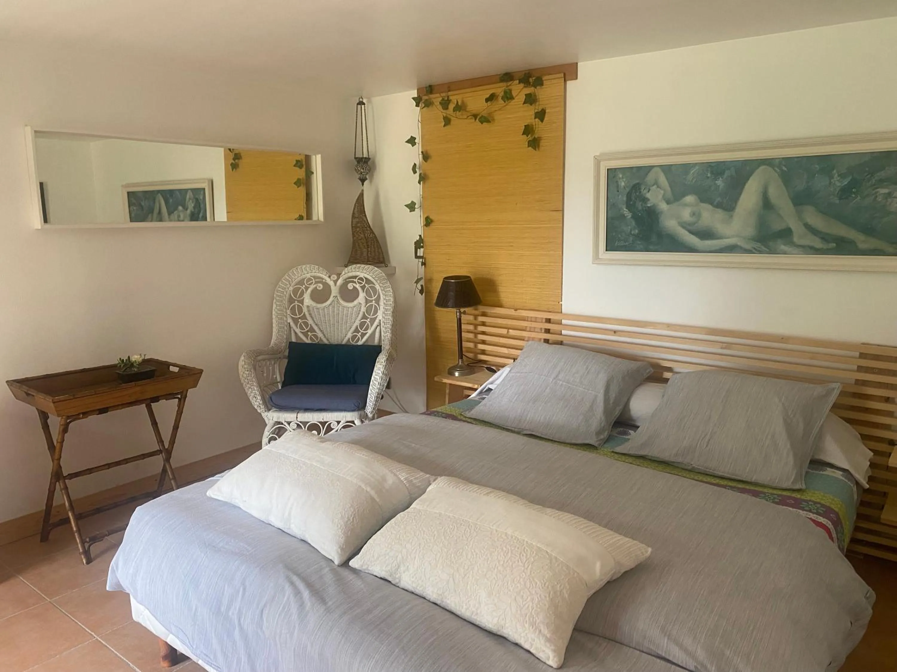 Bedroom, Bed in GuestHouse Du Moulin (logement neuf)