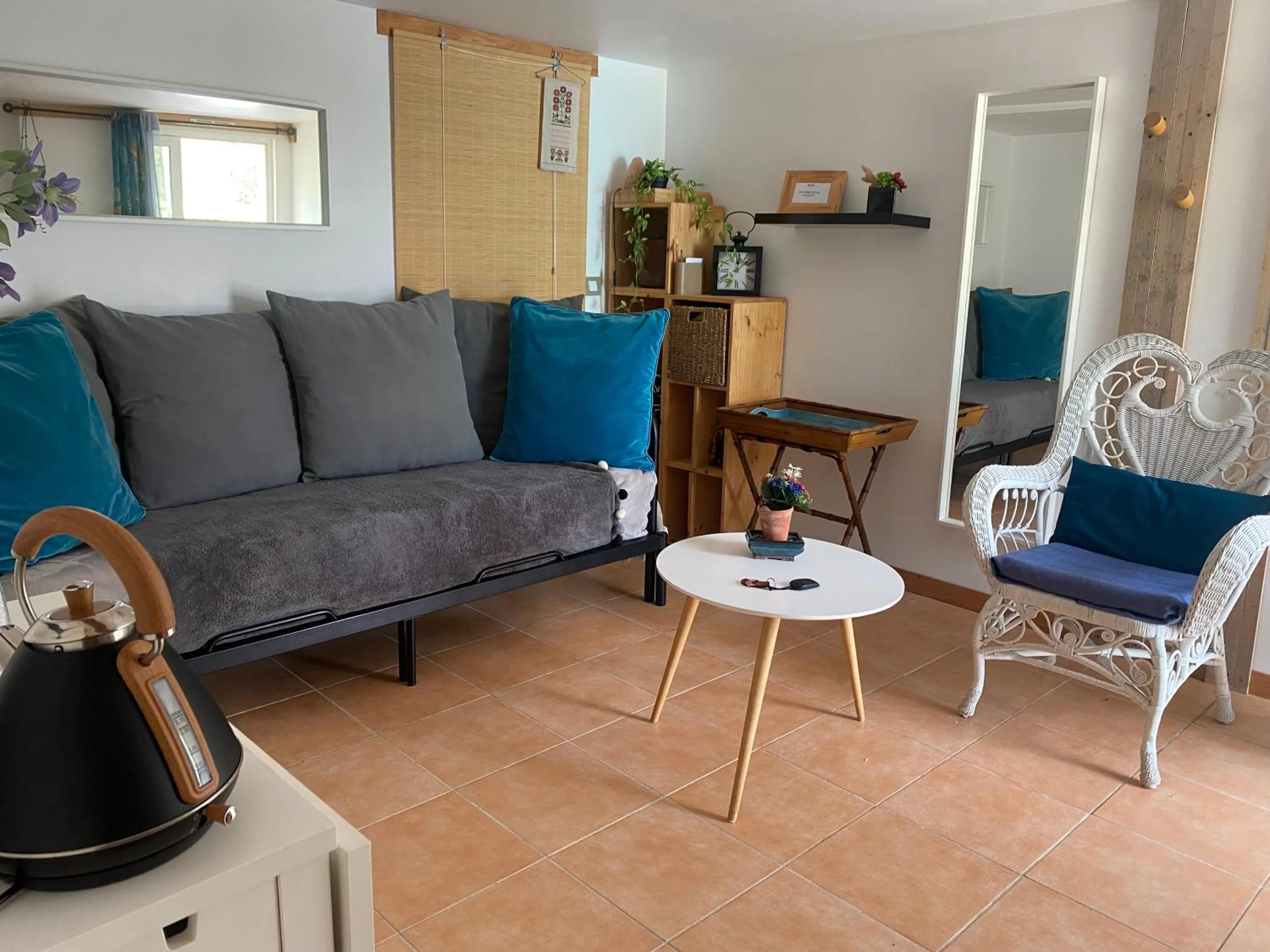 Living room in GuestHouse Du Moulin (logement neuf)