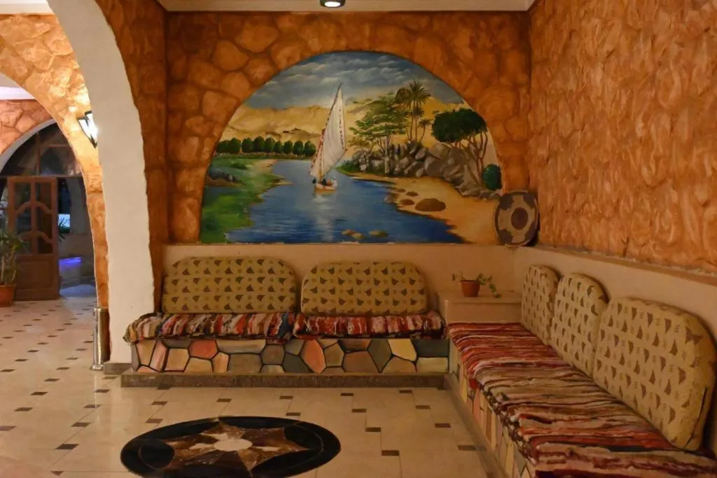 Seating area in Hllol Hotel Abu Simbel