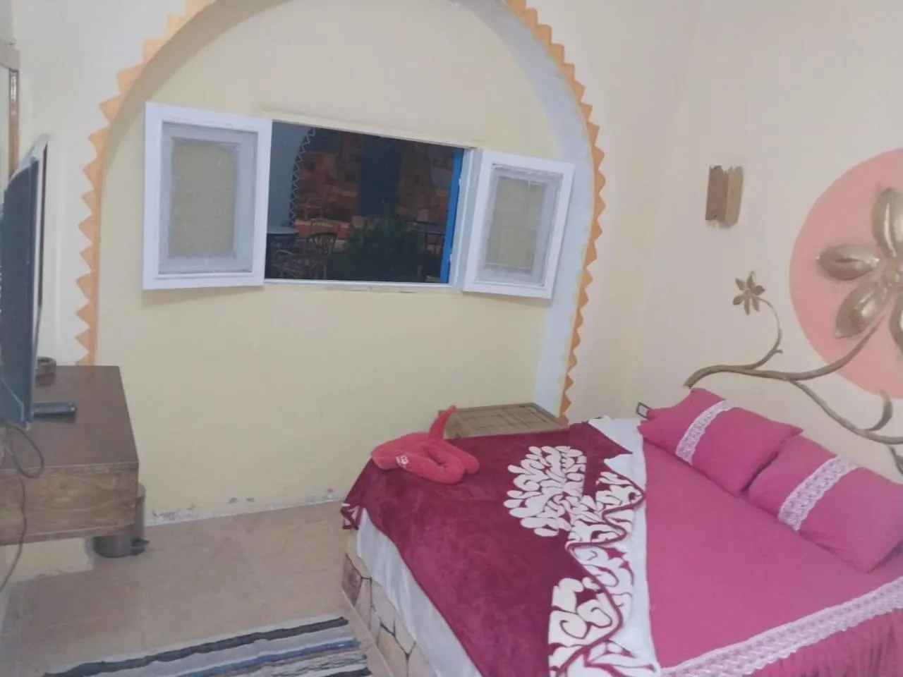 Bed in Hllol Hotel Abu Simbel