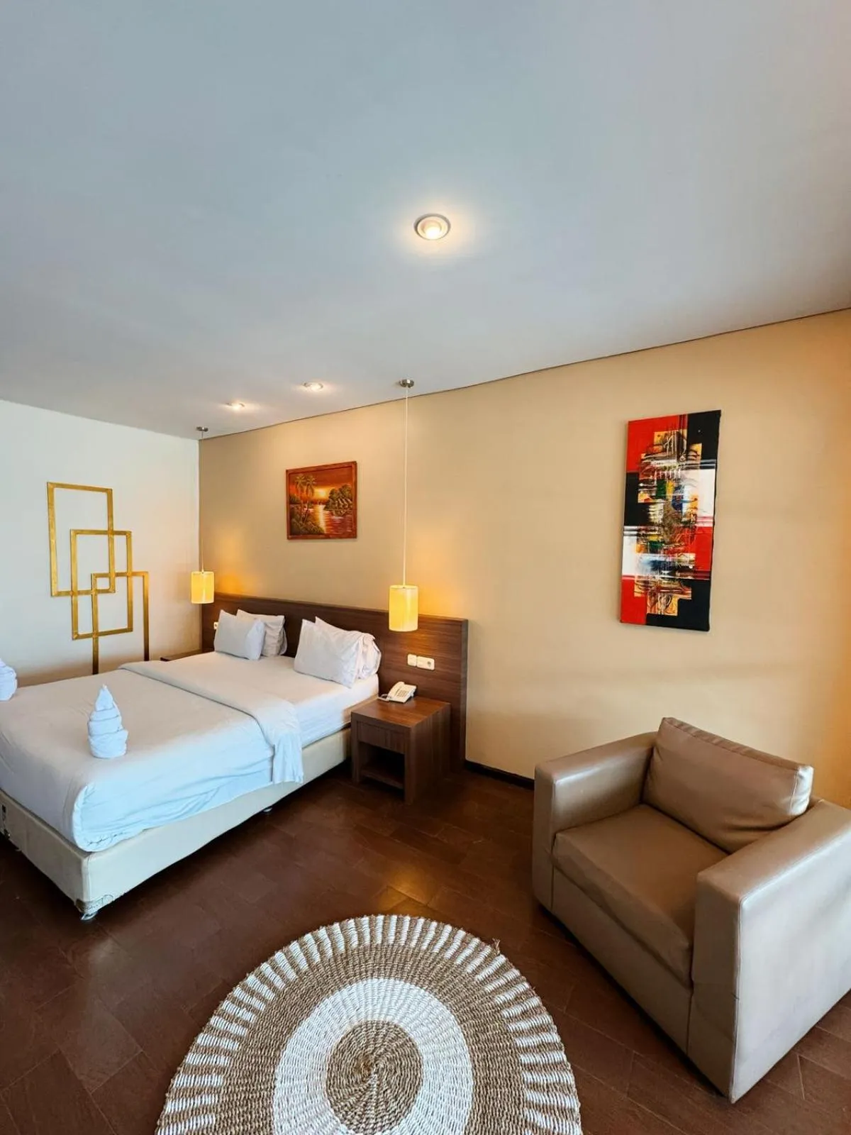 Bed in Hotel Ompu Herti