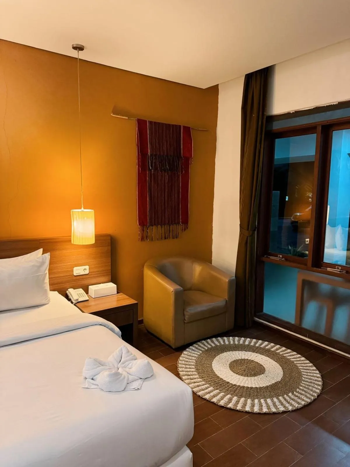 Bed in Hotel Ompu Herti