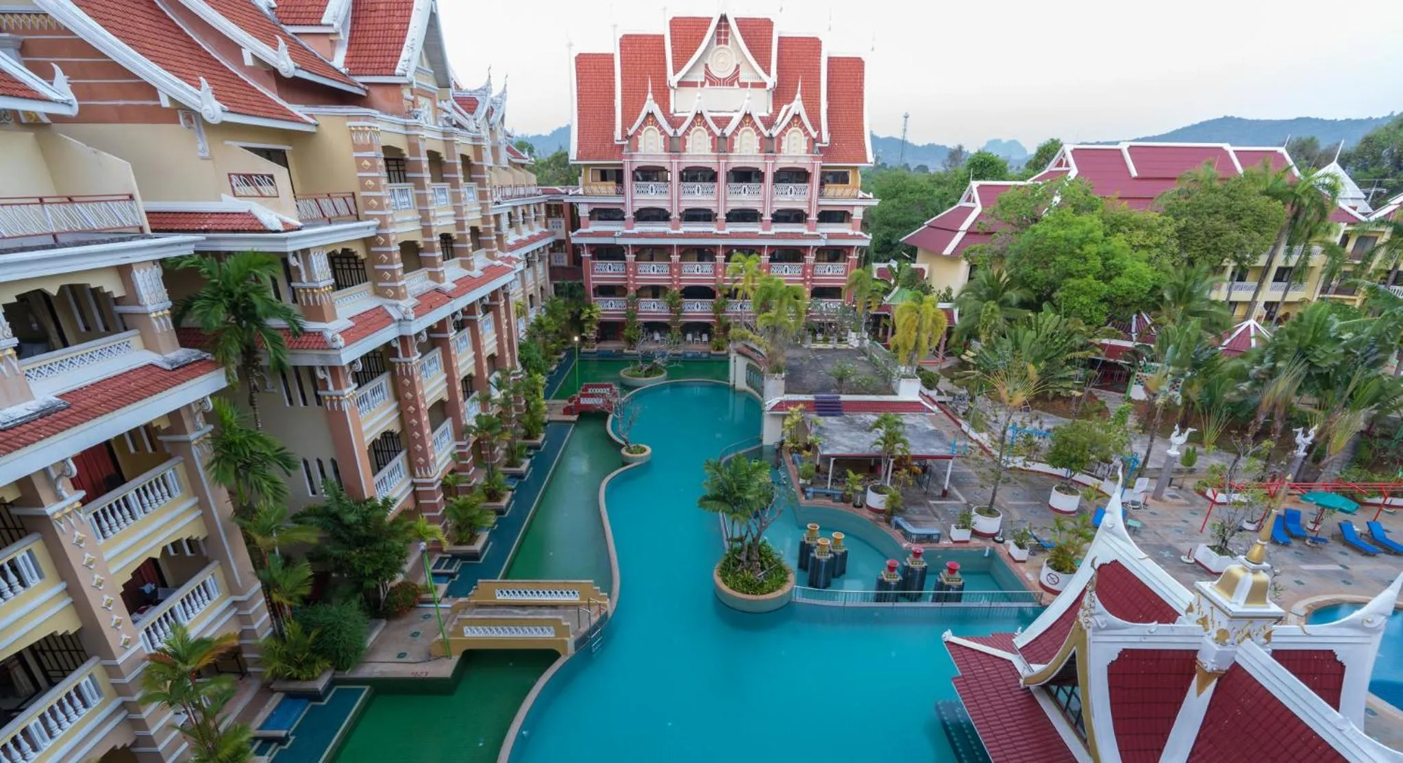 Property building in Ayodhaya Palace Beach Resort - SHA Plus certified