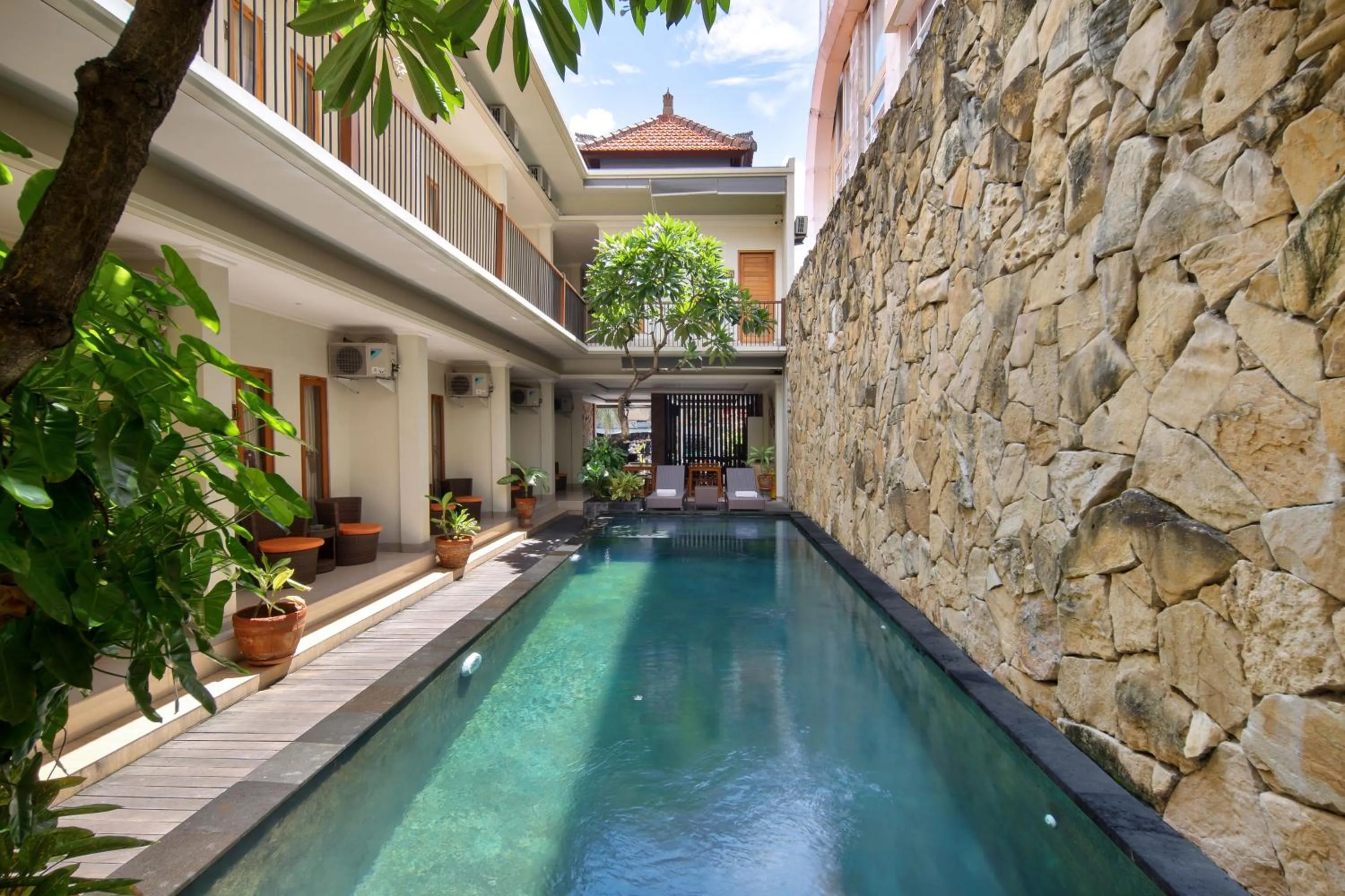 Swimming pool in Angkul Angkul Segara Beach Kuta by Kamara