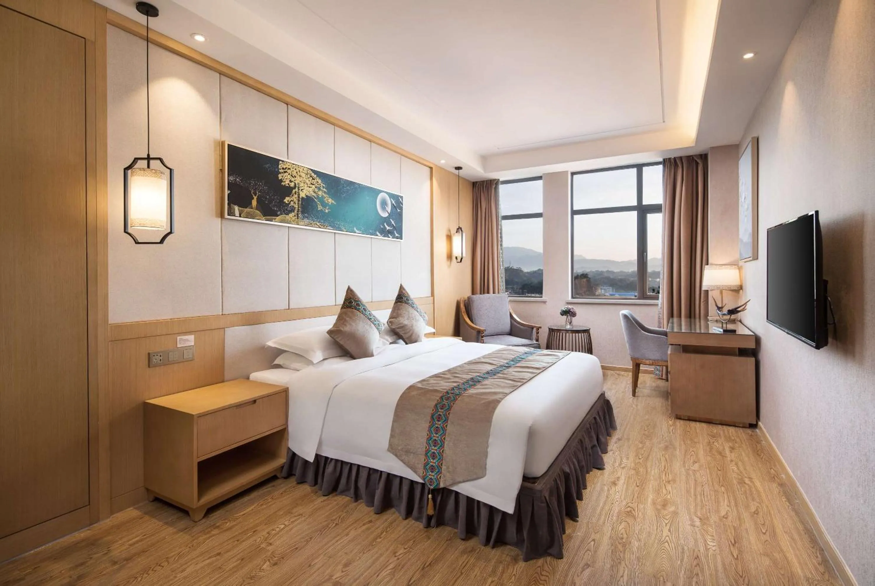 Bedroom in Ramada Plaza by Wyndham Enshi