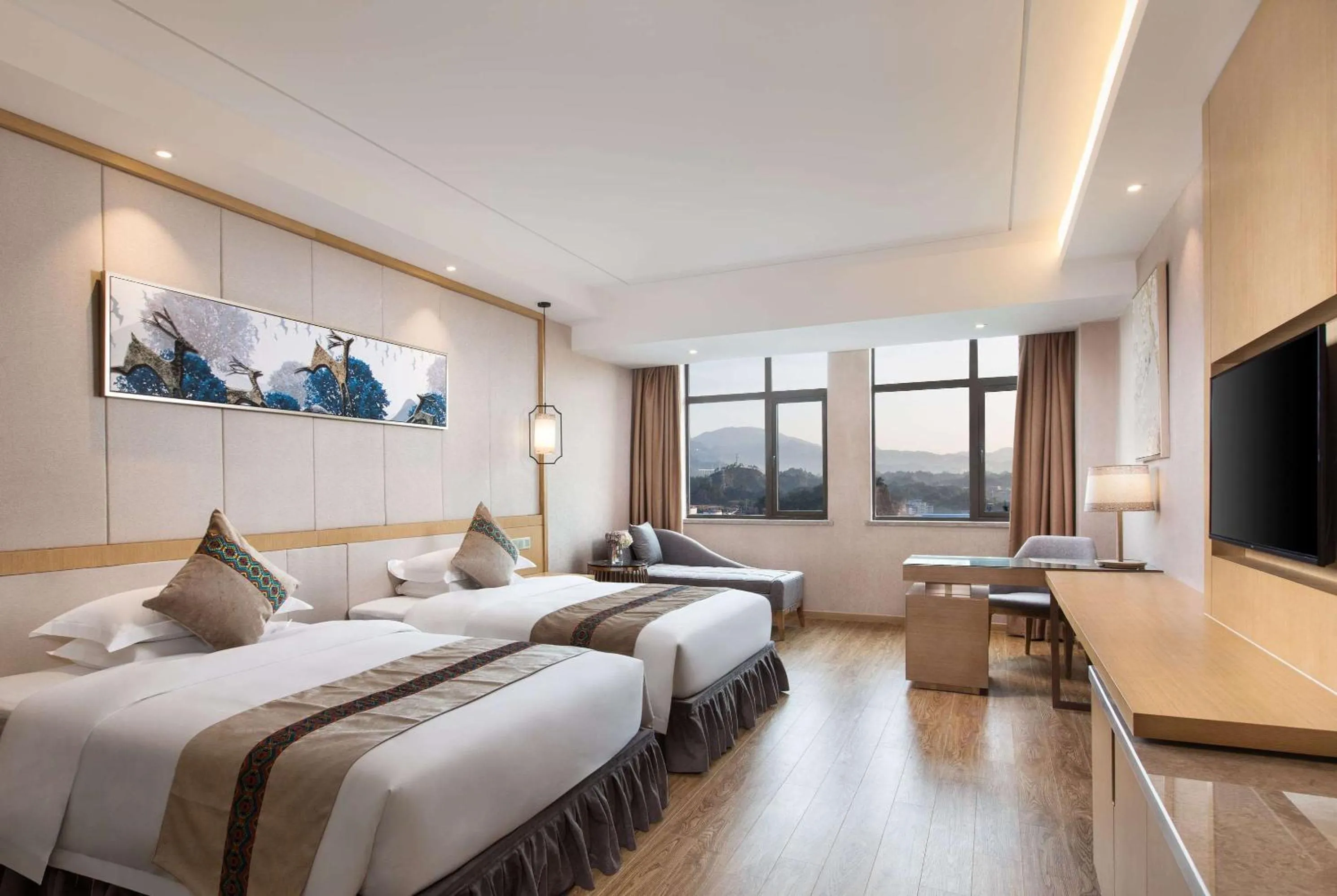 Bedroom in Ramada Plaza by Wyndham Enshi