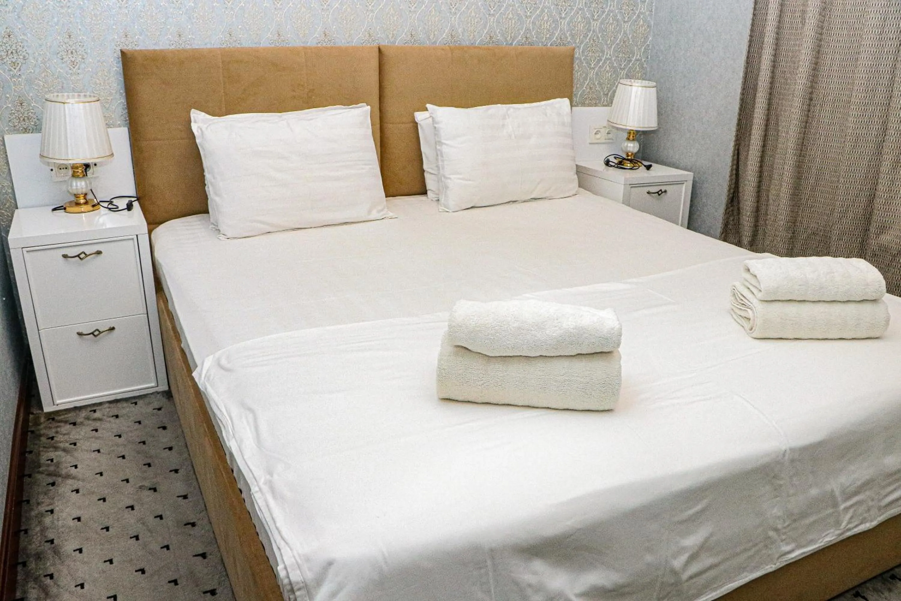 Bed in ORZU HOTEL