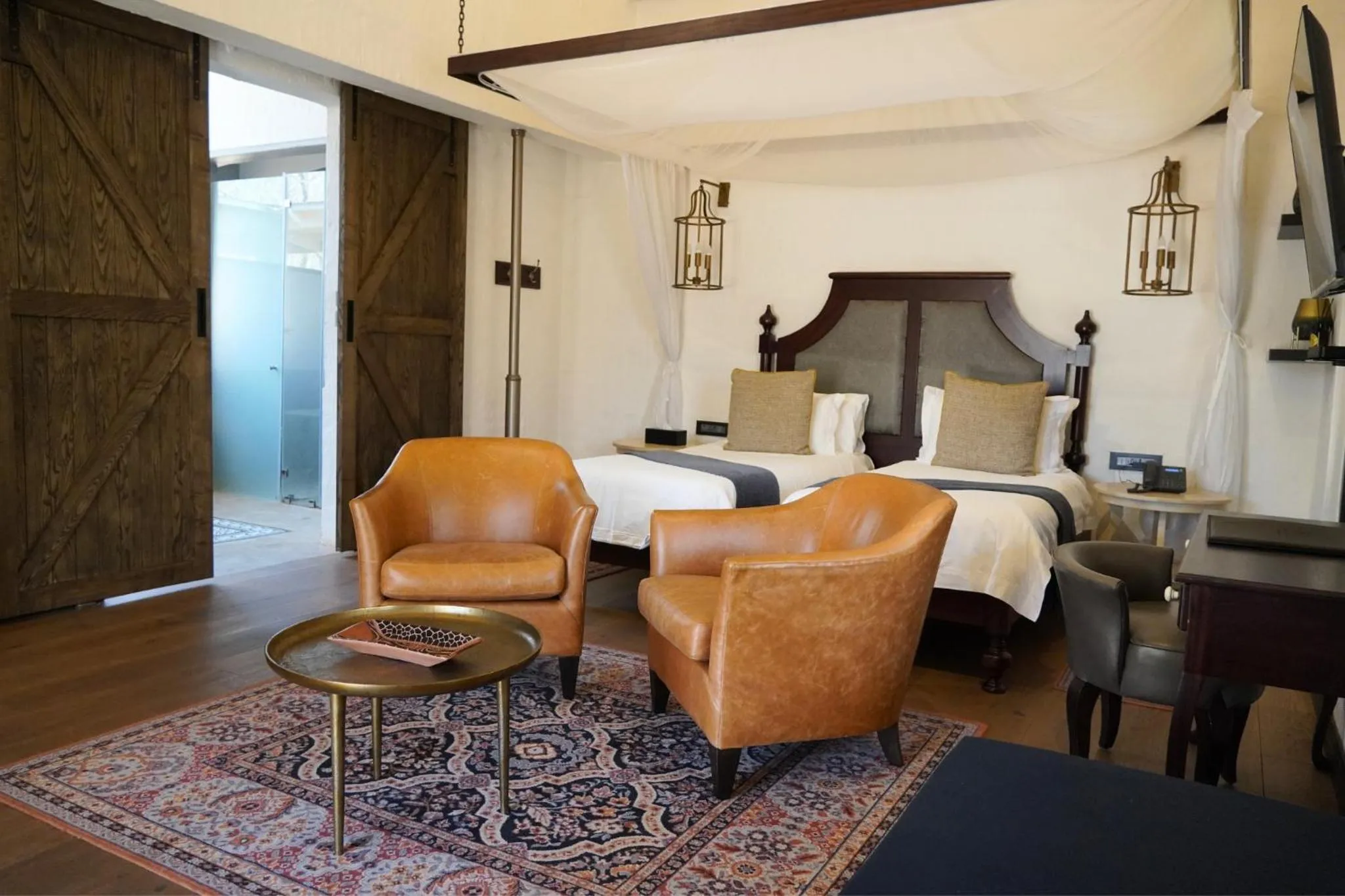 Bed in Mbano Manor Hotel Victoria Falls