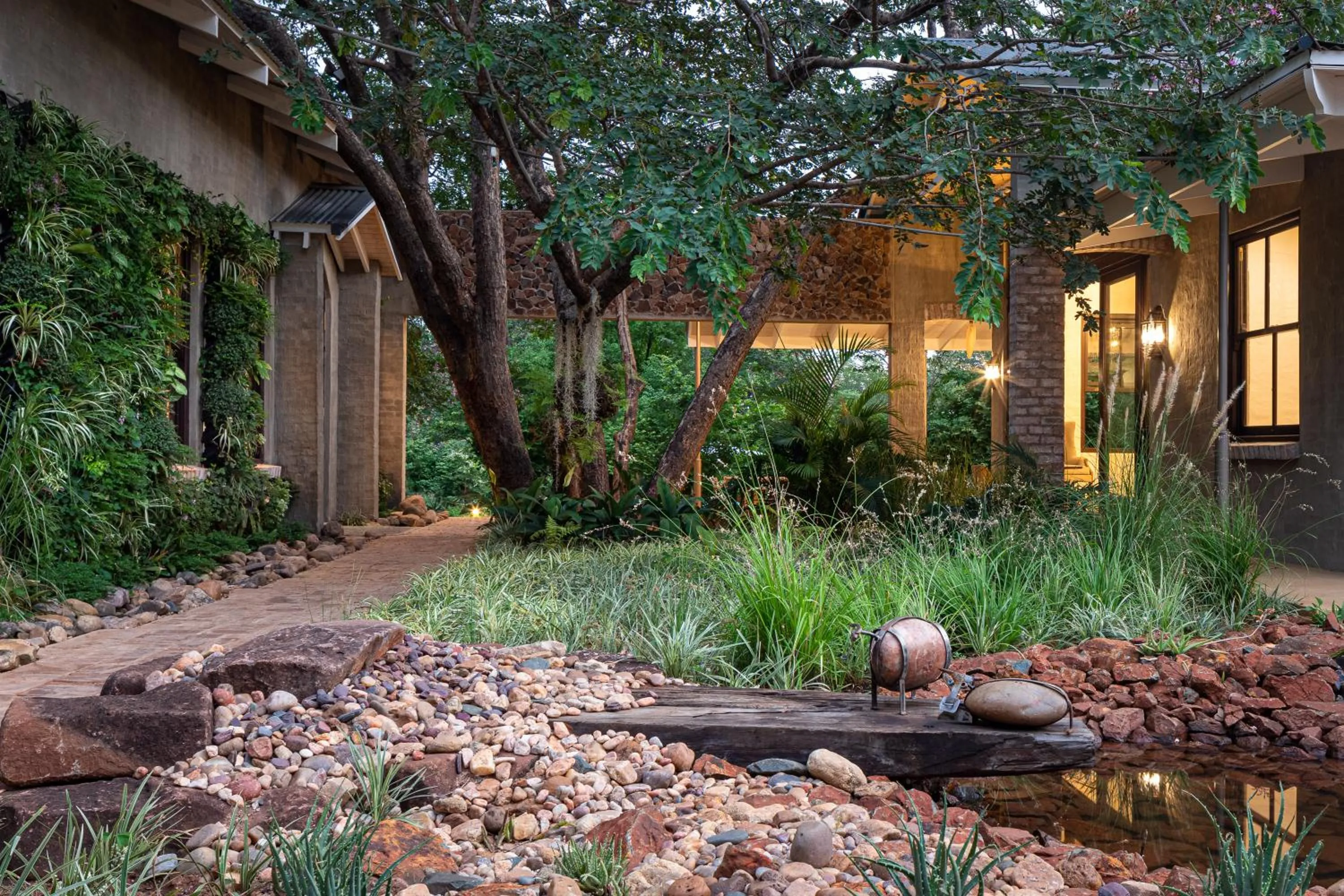 Natural landscape in Mbano Manor Hotel Victoria Falls