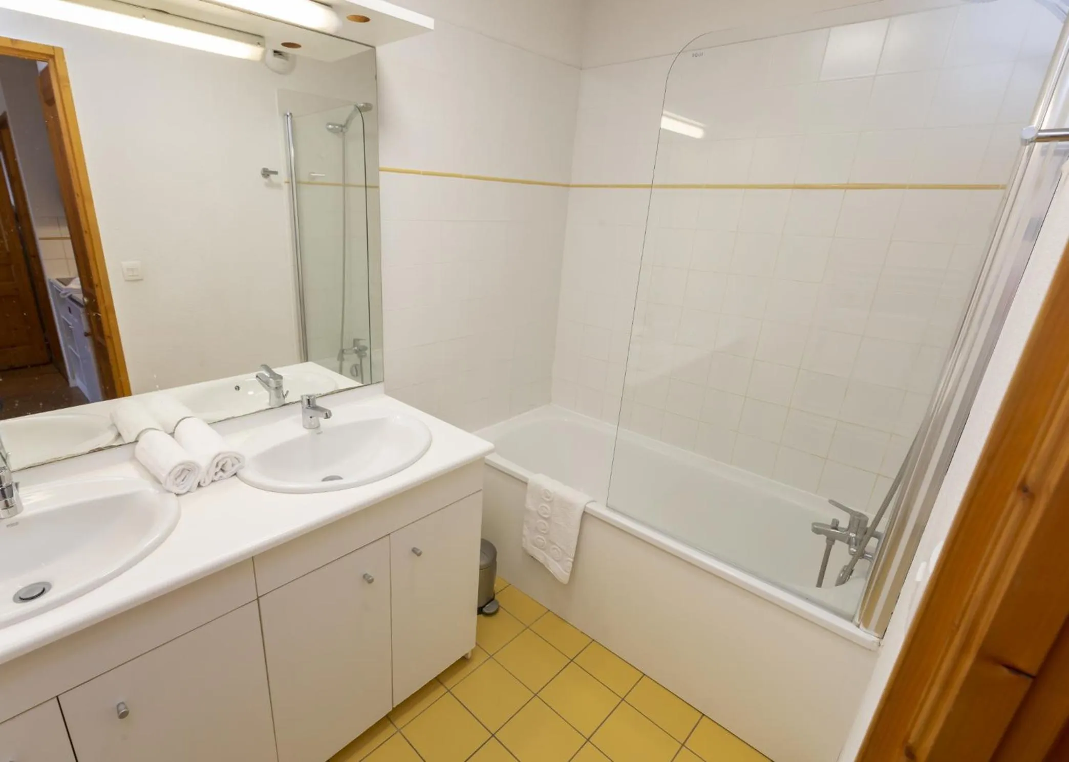 Bathroom in Résidence Odalys Le Buet