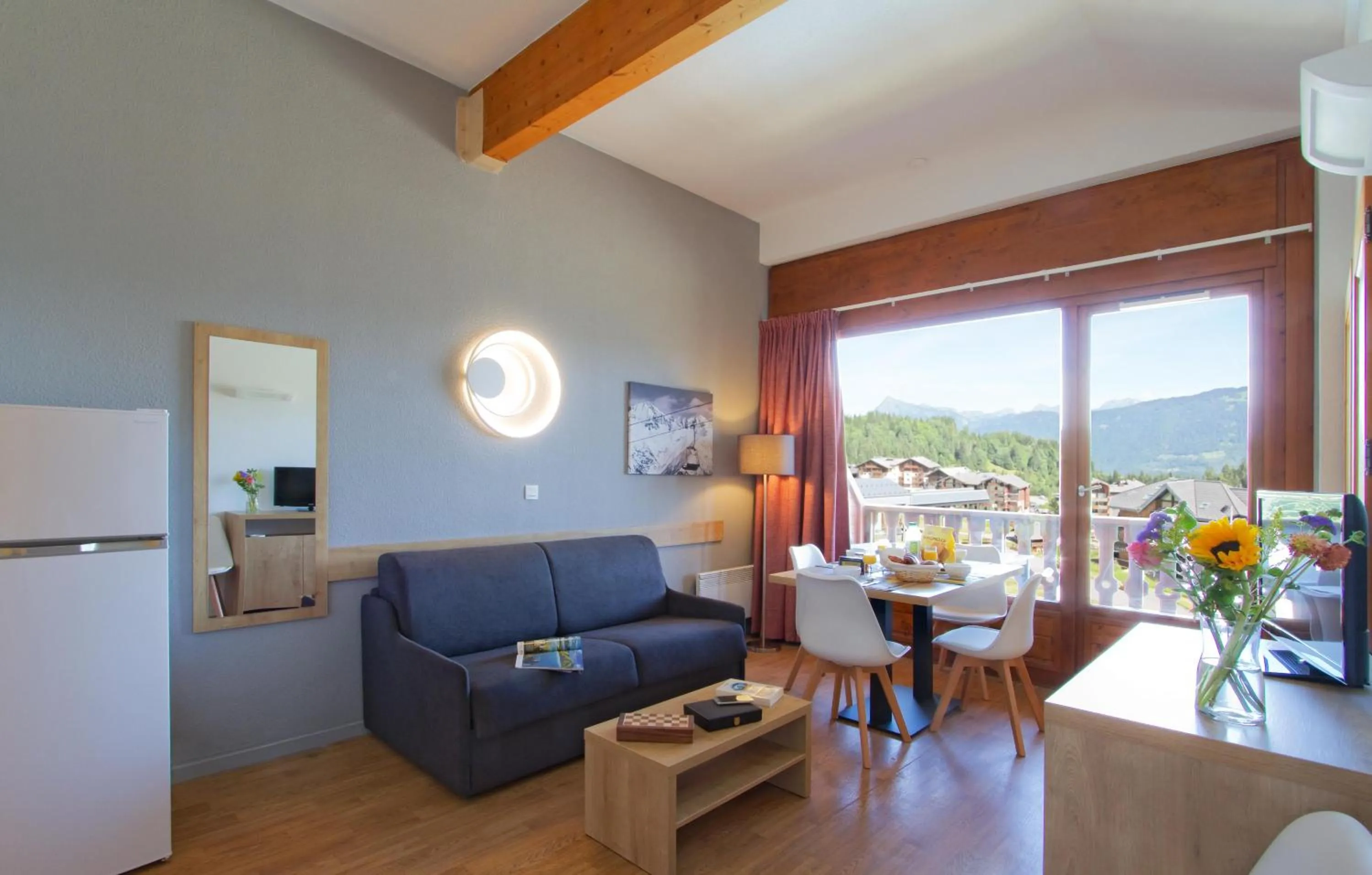 Seating area in Résidence Odalys Le Buet