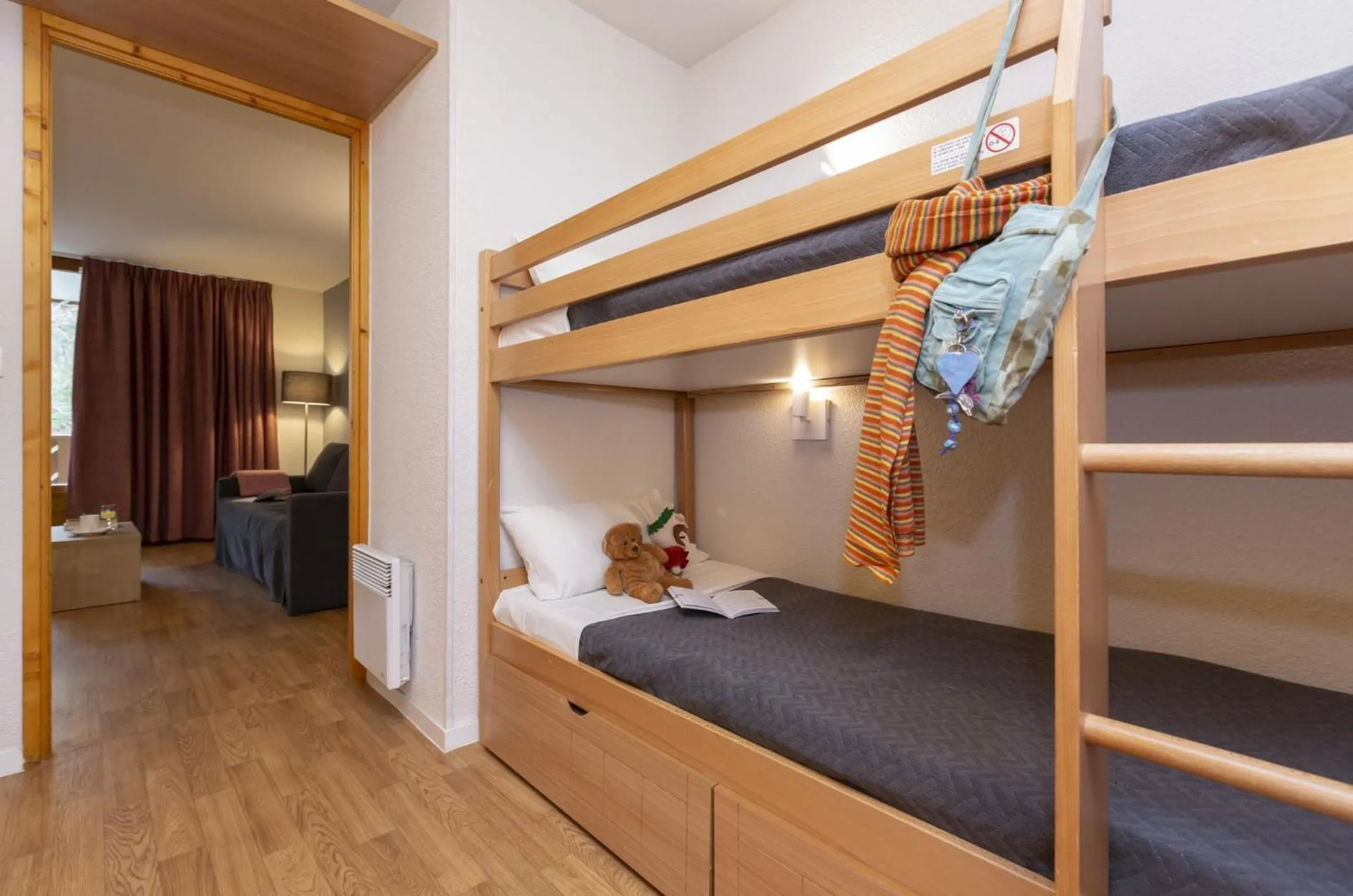 bunk bed, Bed in Résidence Odalys Le Buet