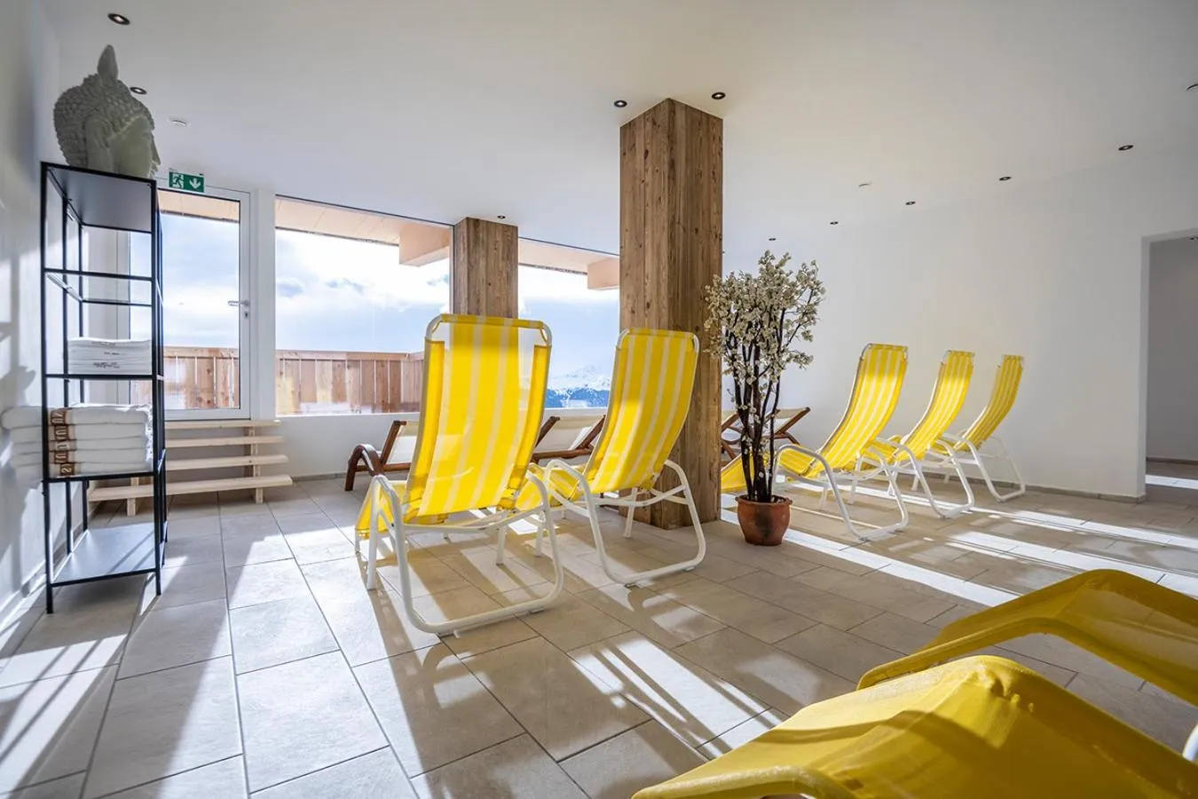 Sauna in Mountainlovers Berghotel SeidlAlm