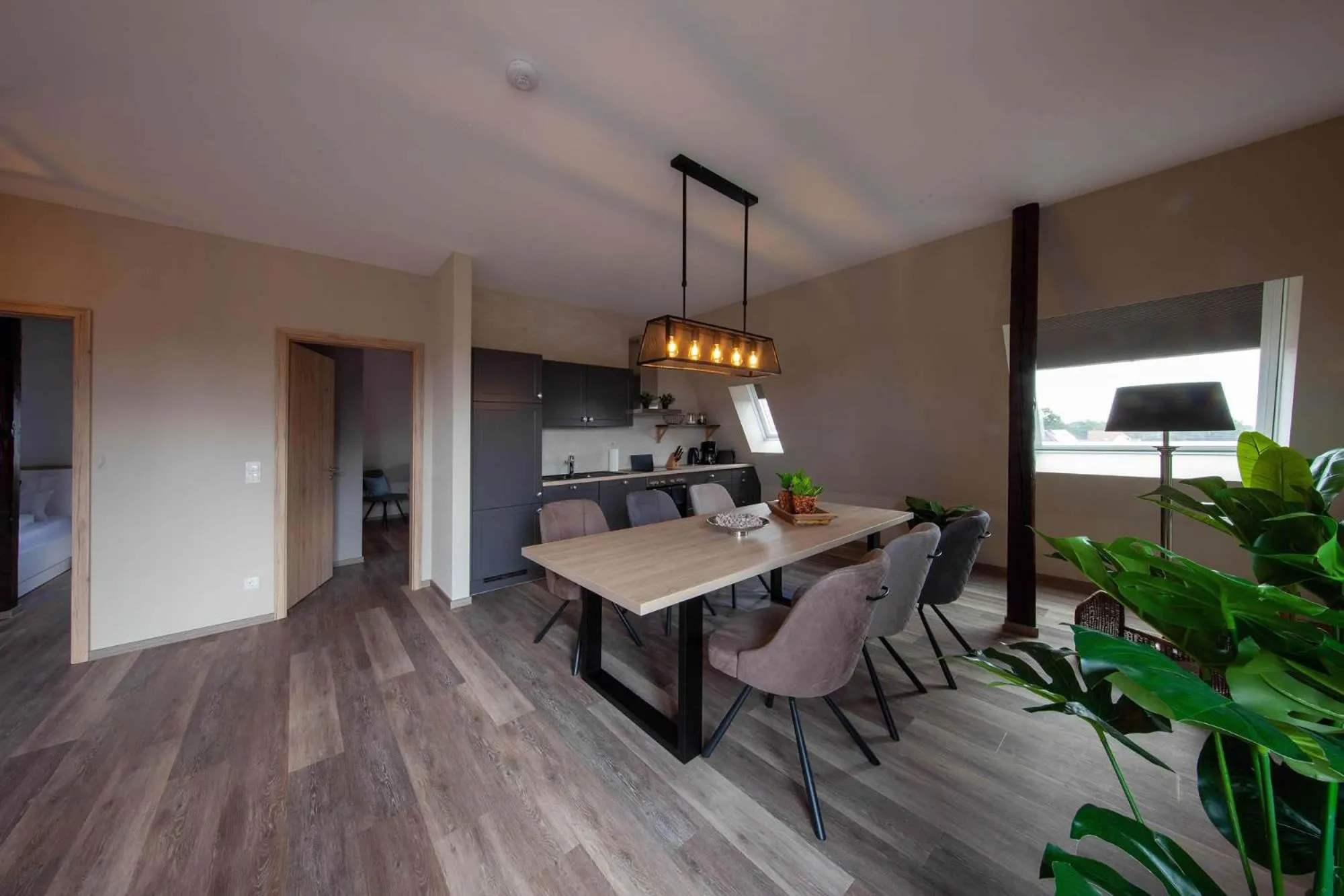 Kitchen or kitchenette in Hotel Altes Amtshaus