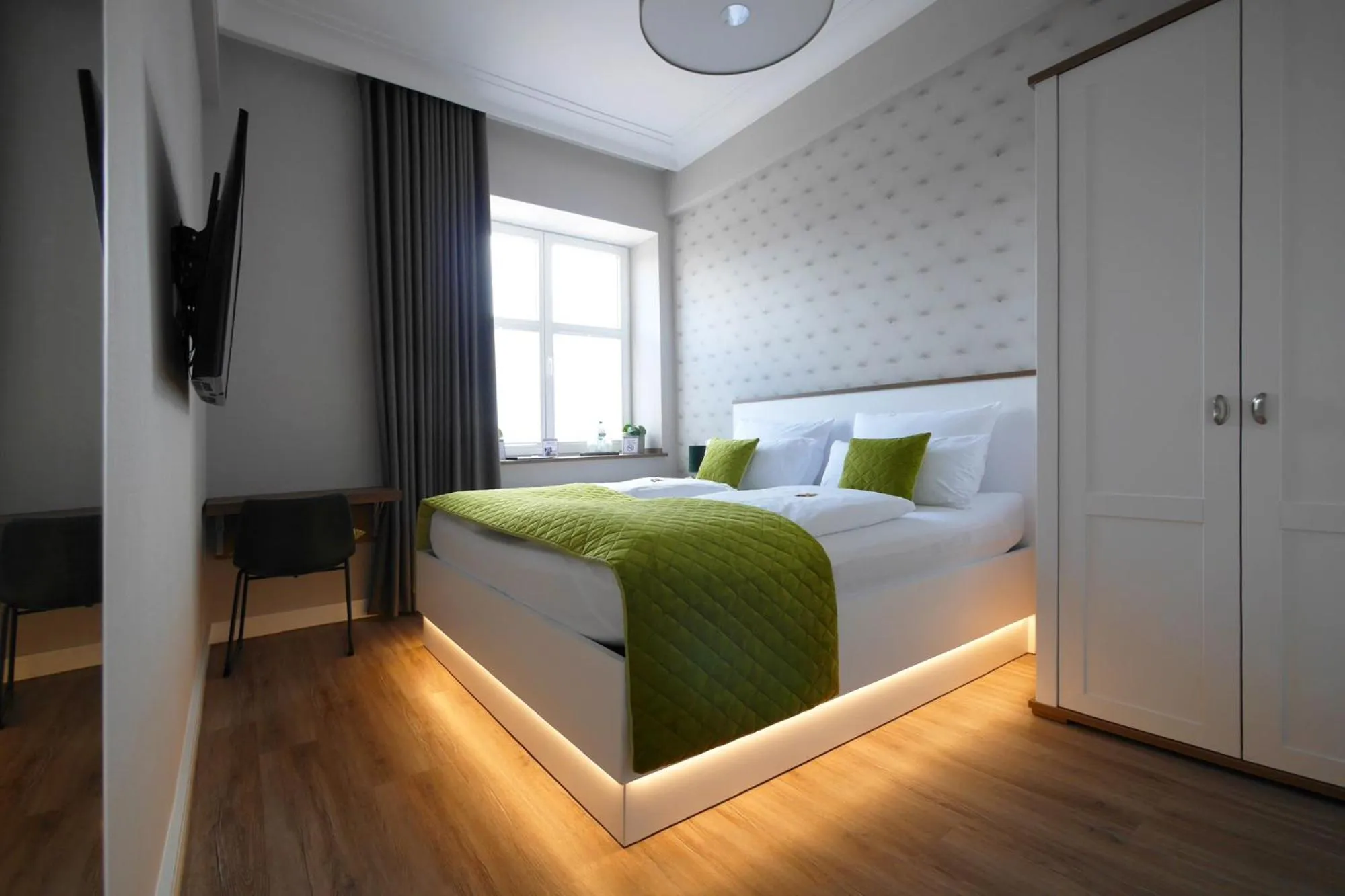 Decorative detail, Bed in Hotel Altes Amtshaus