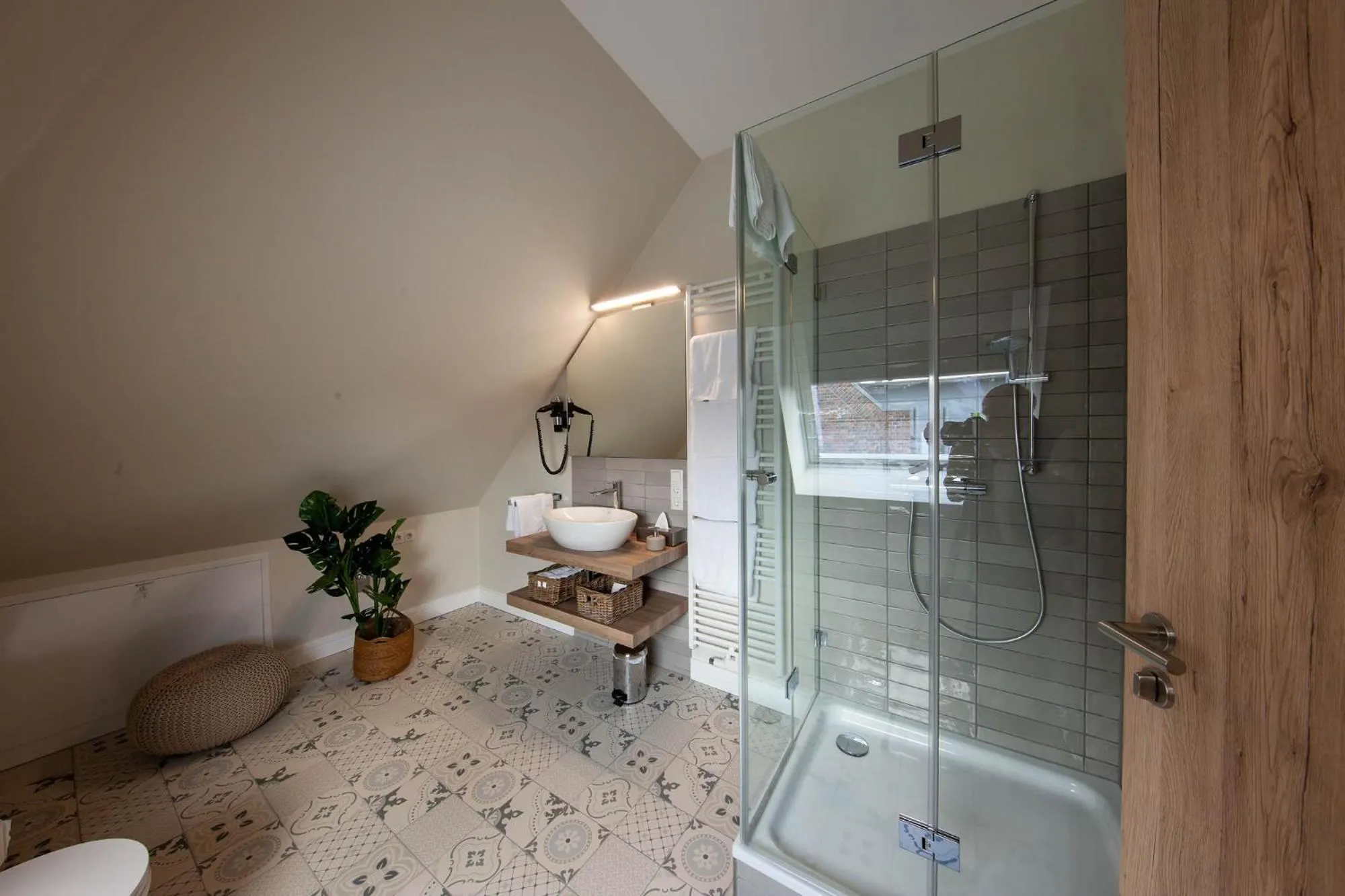 Shower in Hotel Altes Amtshaus