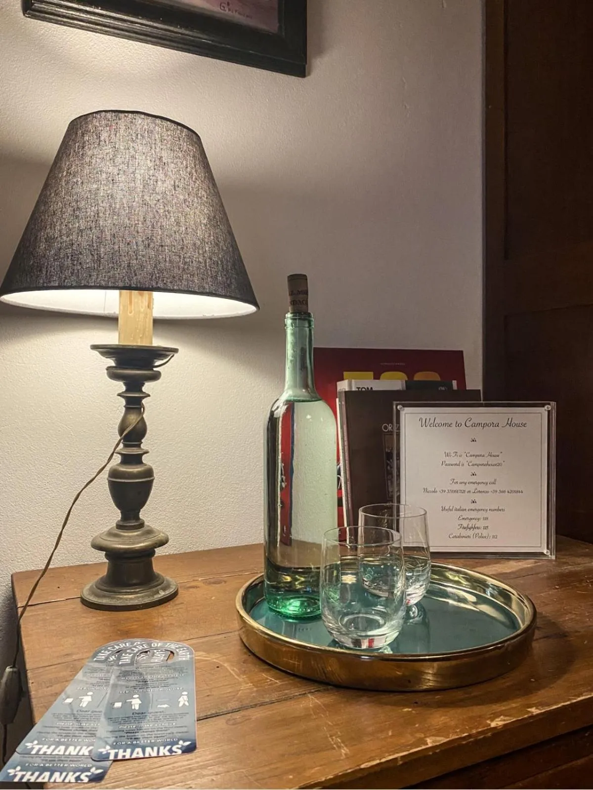 Decorative detail in Campora House