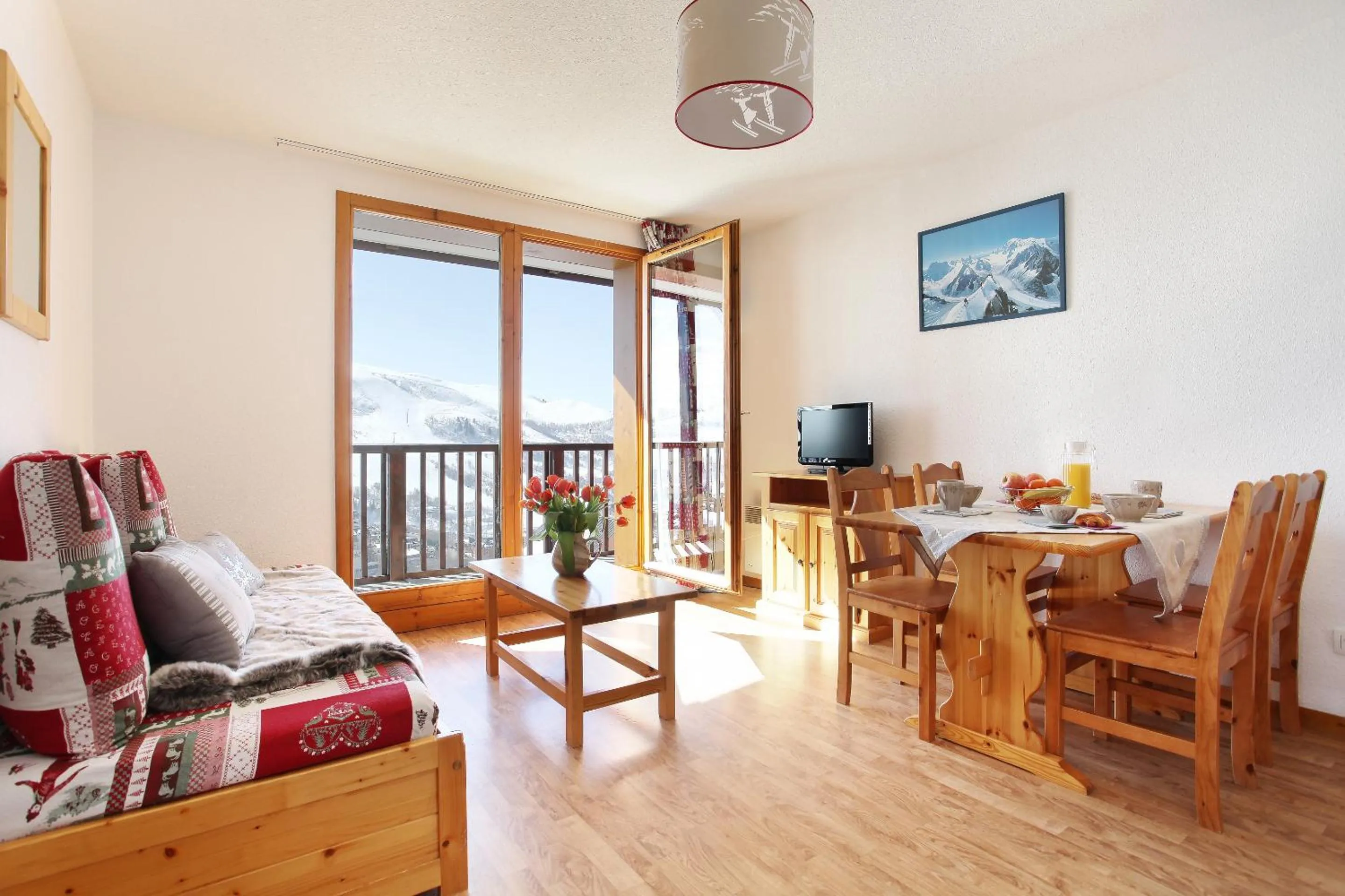 Seating area in Résidence Odalys Les Balcons du Soleil