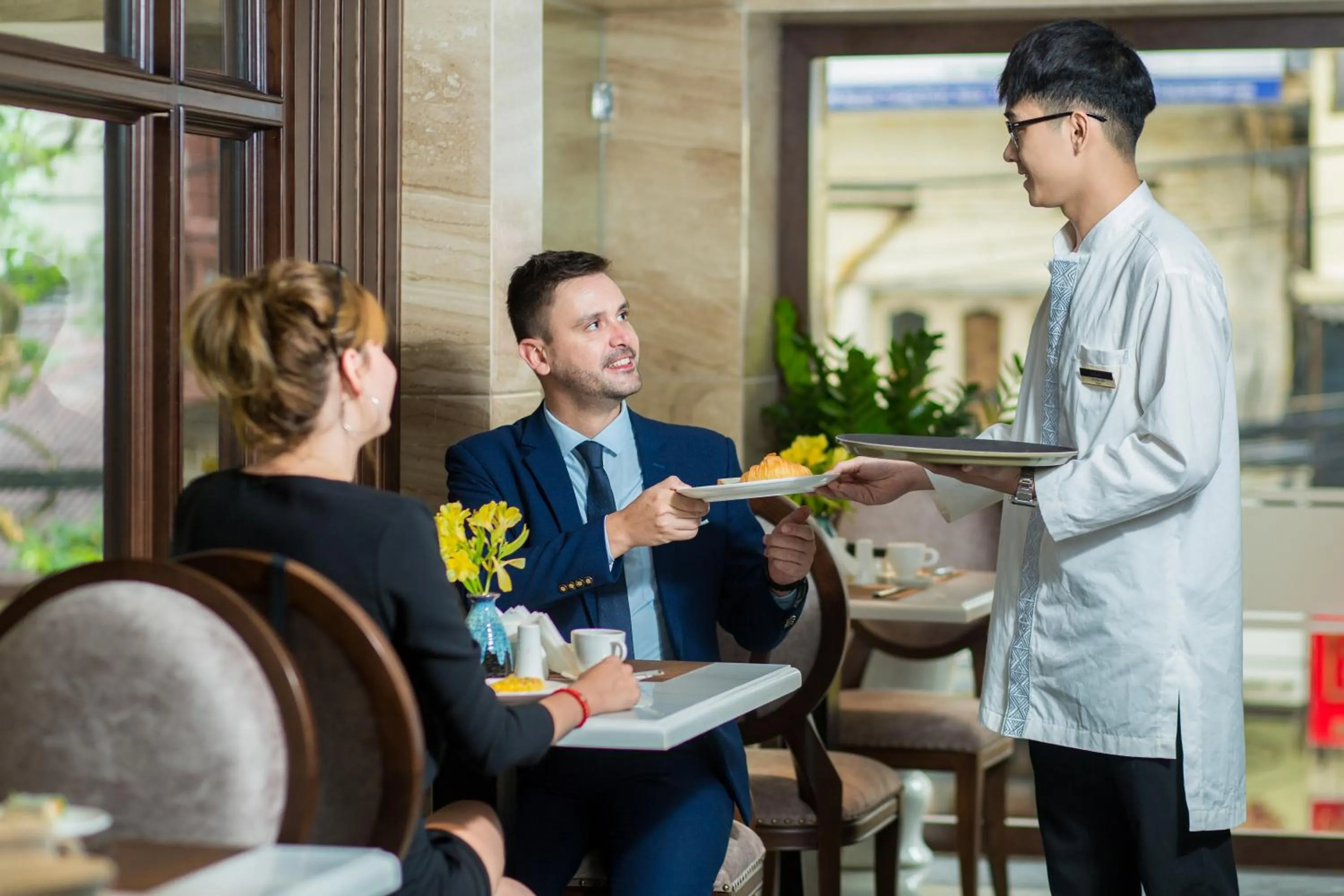 People in The Q Hotel