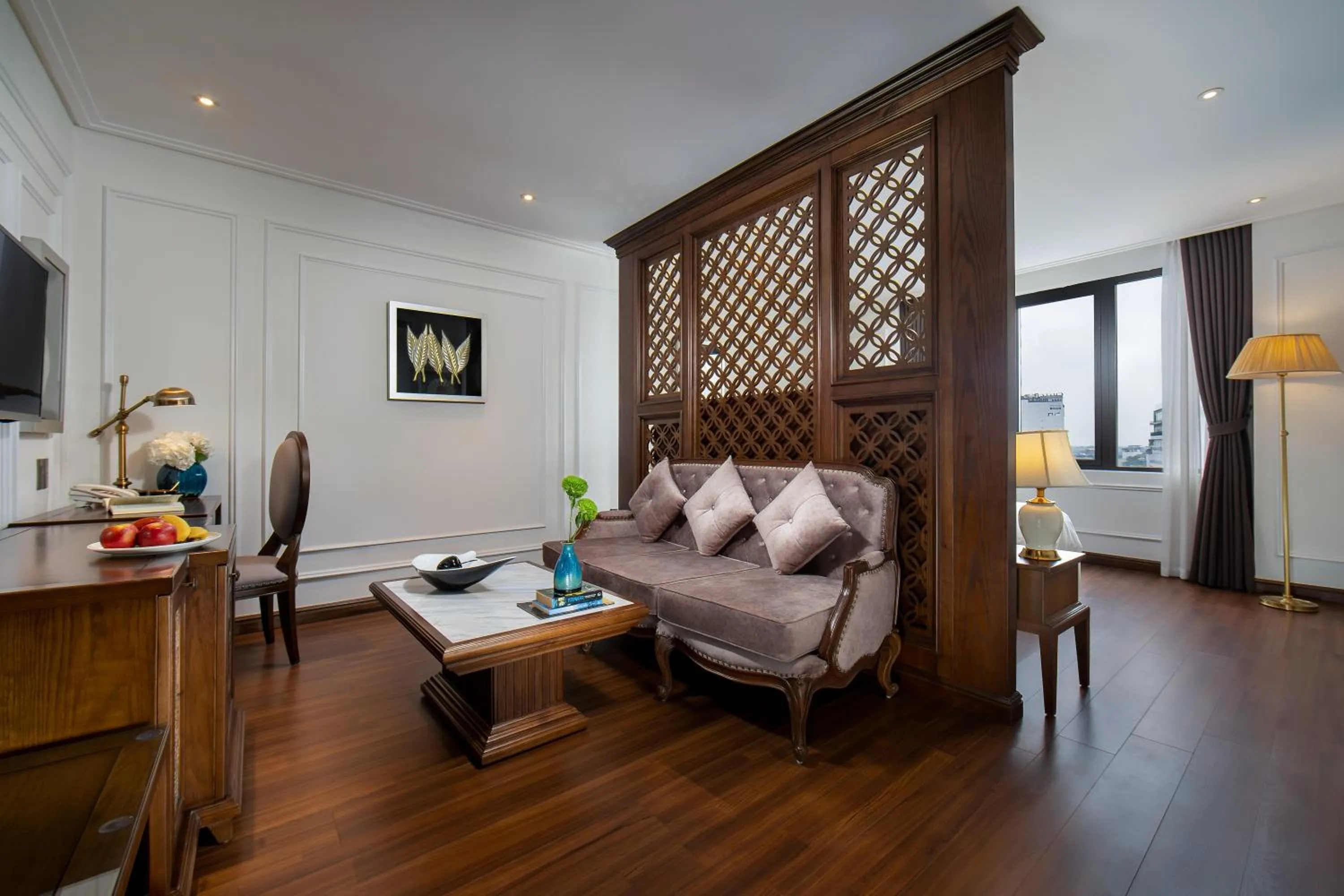 Living room in The Q Hotel